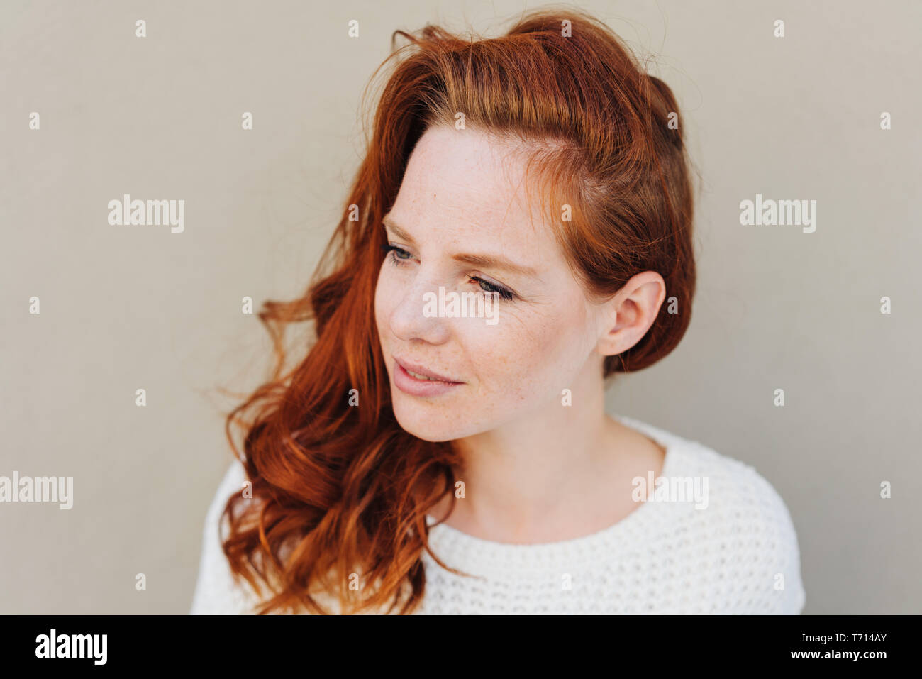 Hair Swept To One Side Stock Photos Hair Swept To One Side Stock