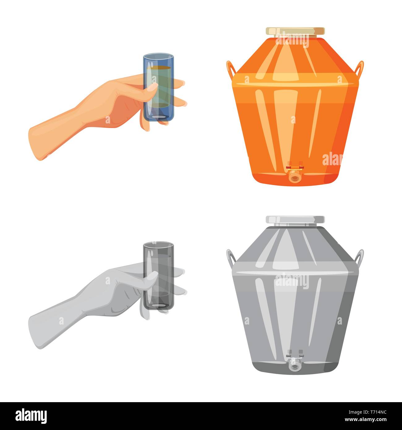 Moonshine distillery illustration hires stock photography and images