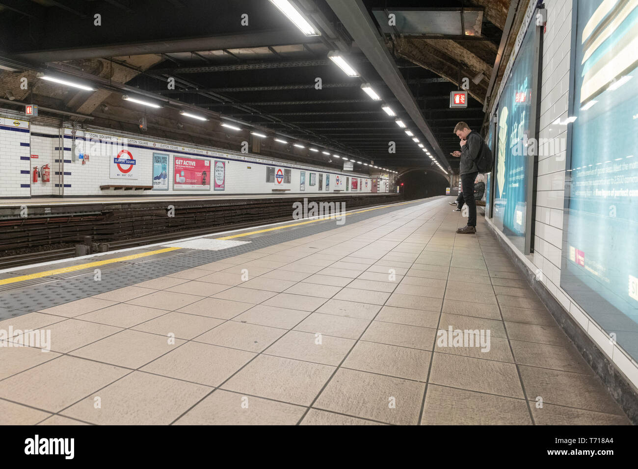 Euston Square underground station, London Stock Photo
