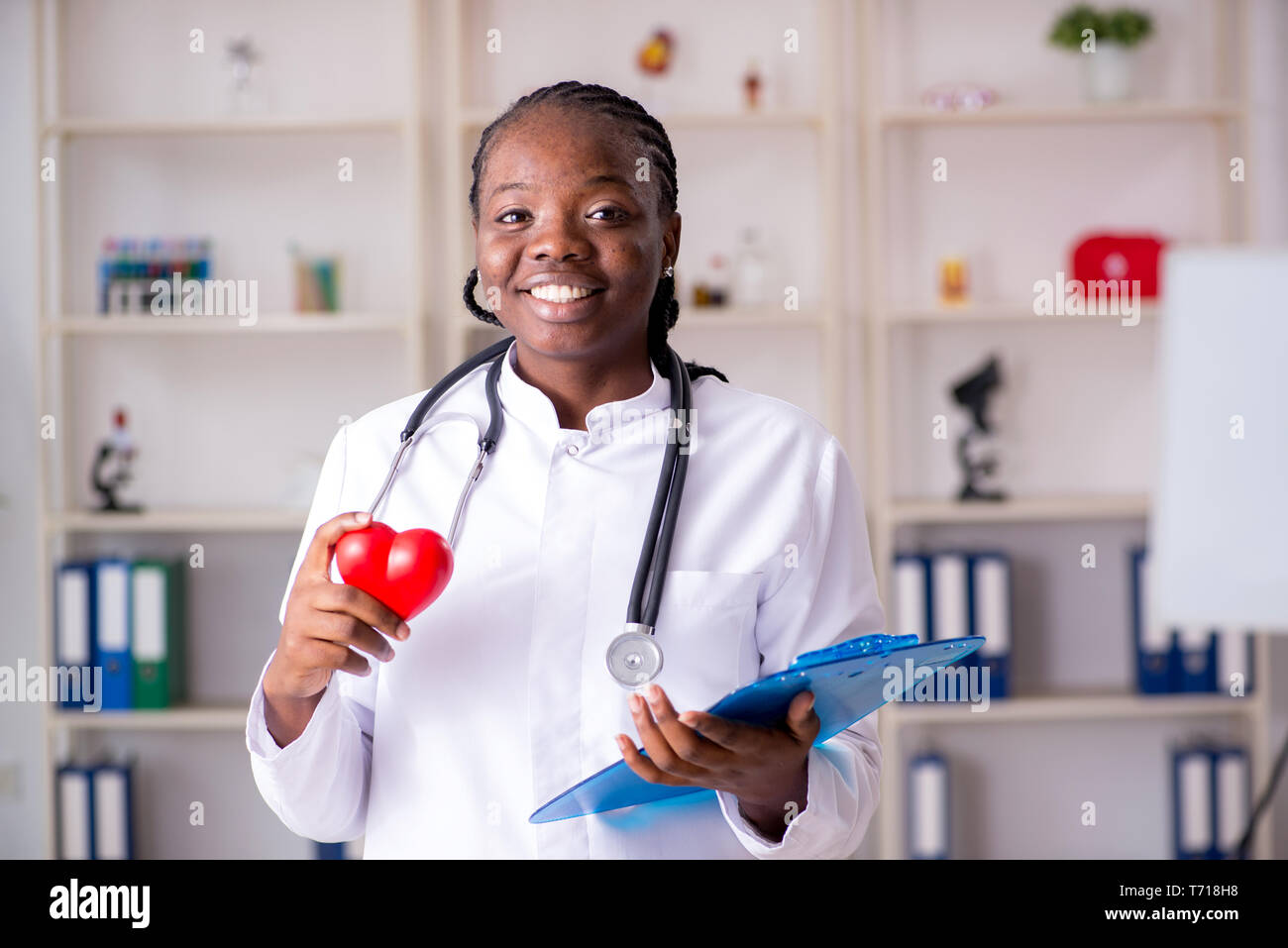 Female doctor working cardiogram hi-res stock photography and images ...