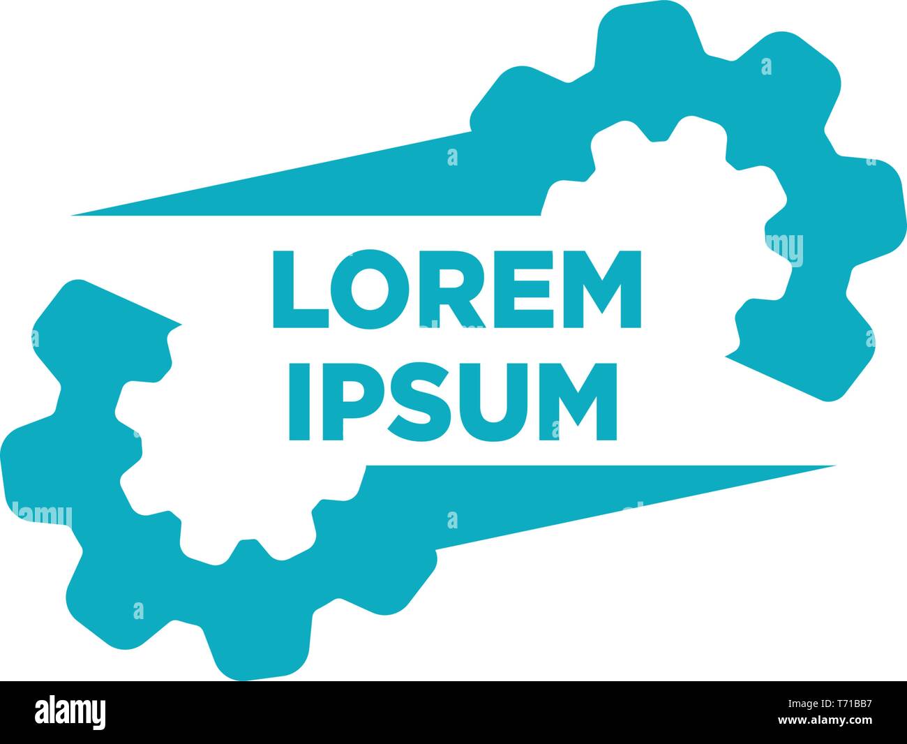 gear logo design industrial icon element illustration - vector Stock ...