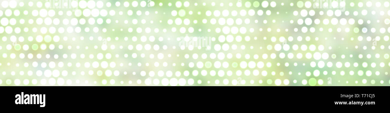 abstract green background white dots Stock Photo