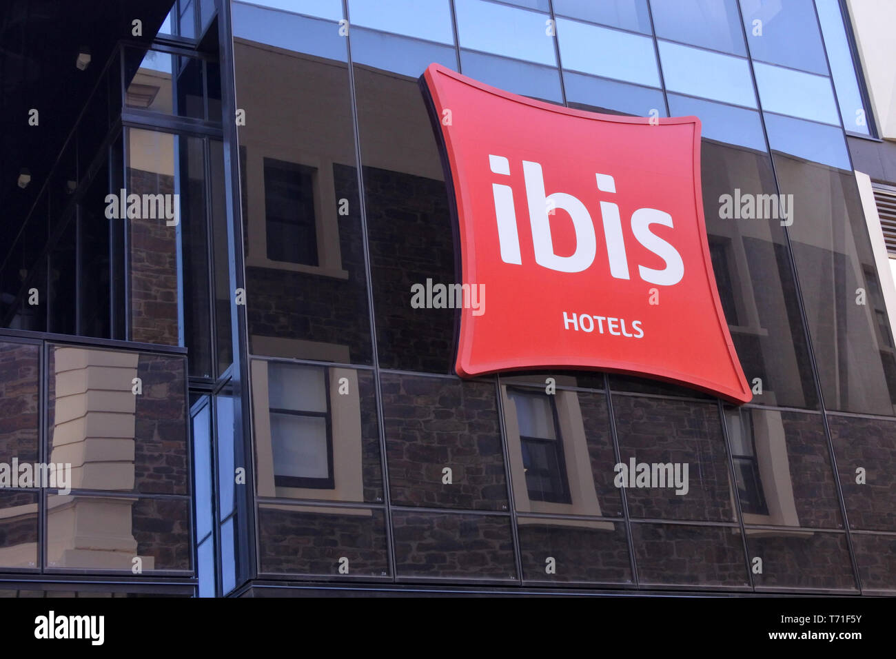 Ibis Hotel.Ibis is an international hotel company owned by AccorHotel. The  chain have hotels on six continents. As of June 30 Stock Photo - Alamy