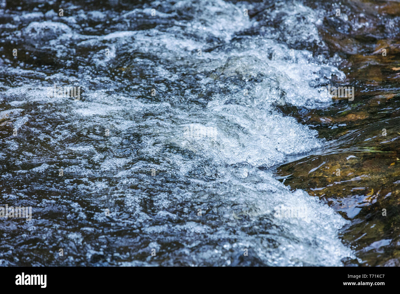 the sound of water running over rocks