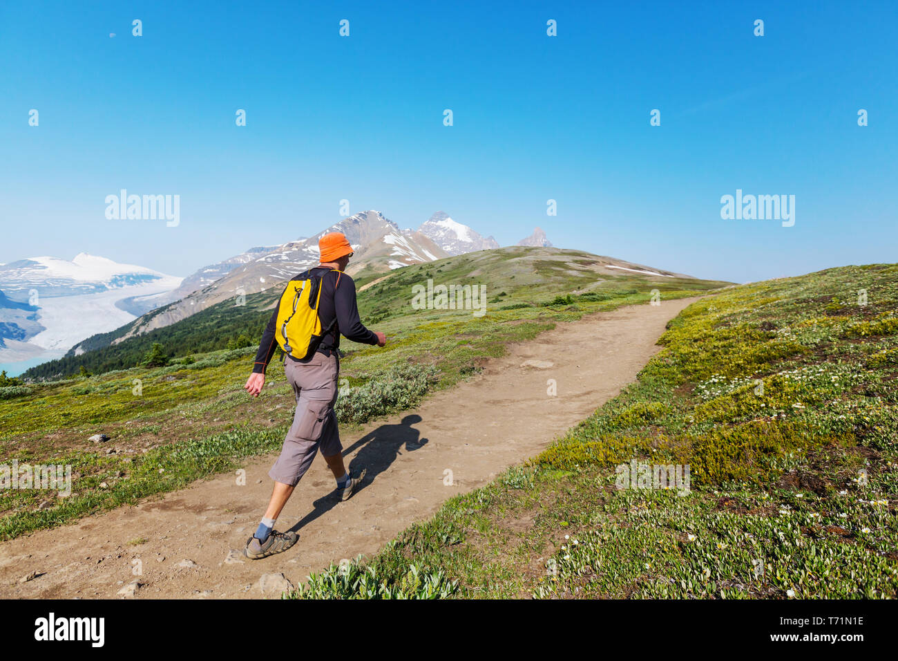 Hike In Canada Stock Photo - Alamy