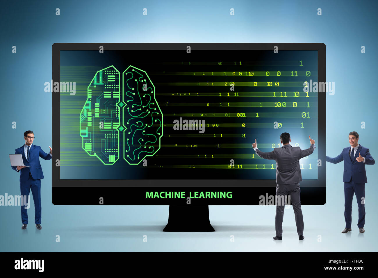 Cognitive computing and machine learning concept Stock Photo - Alamy