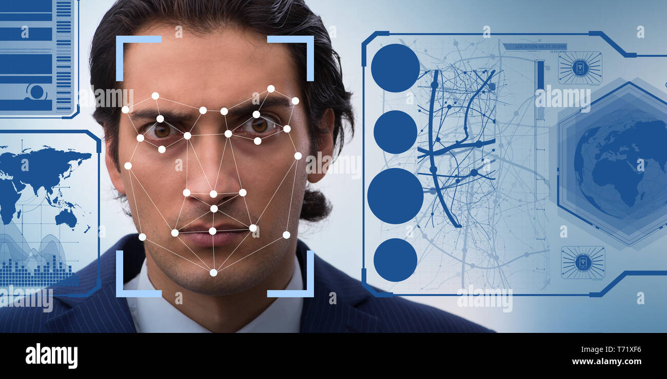 Concept of face recognition software and hardware Stock Photo - Alamy