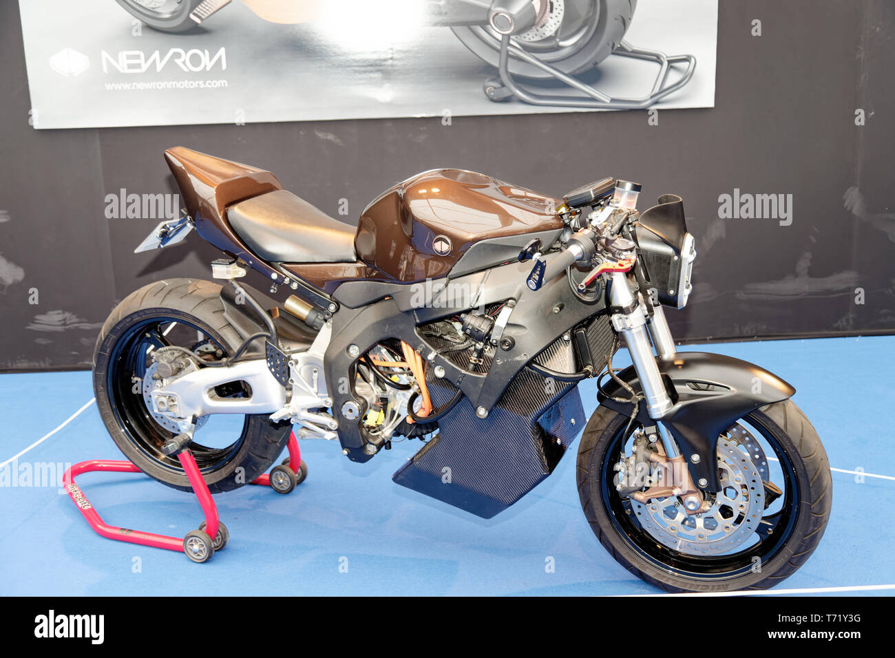 Newron Concept, electric motorcycle at the 34th International