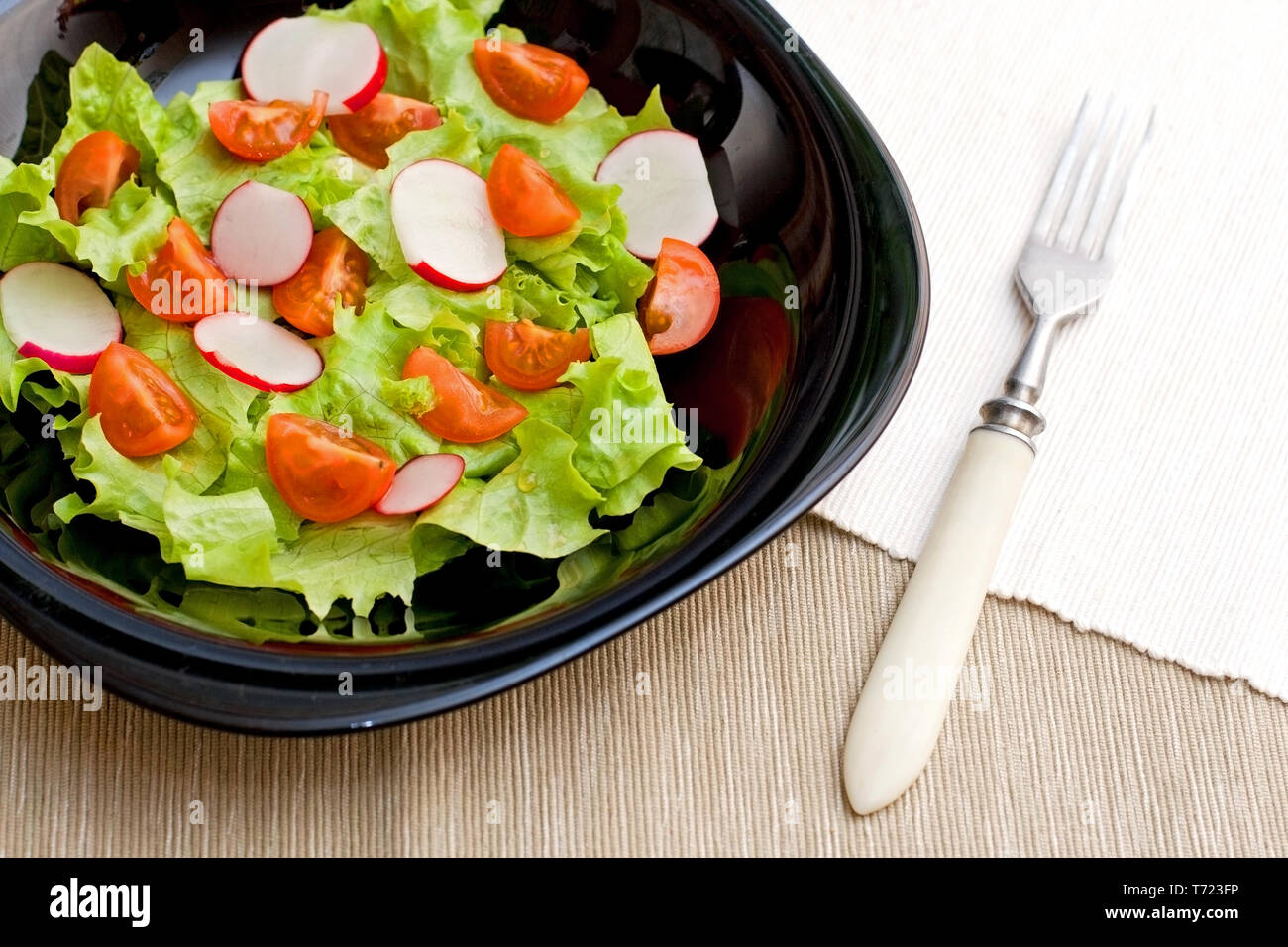 Plate of salad Stock Photo Alamy