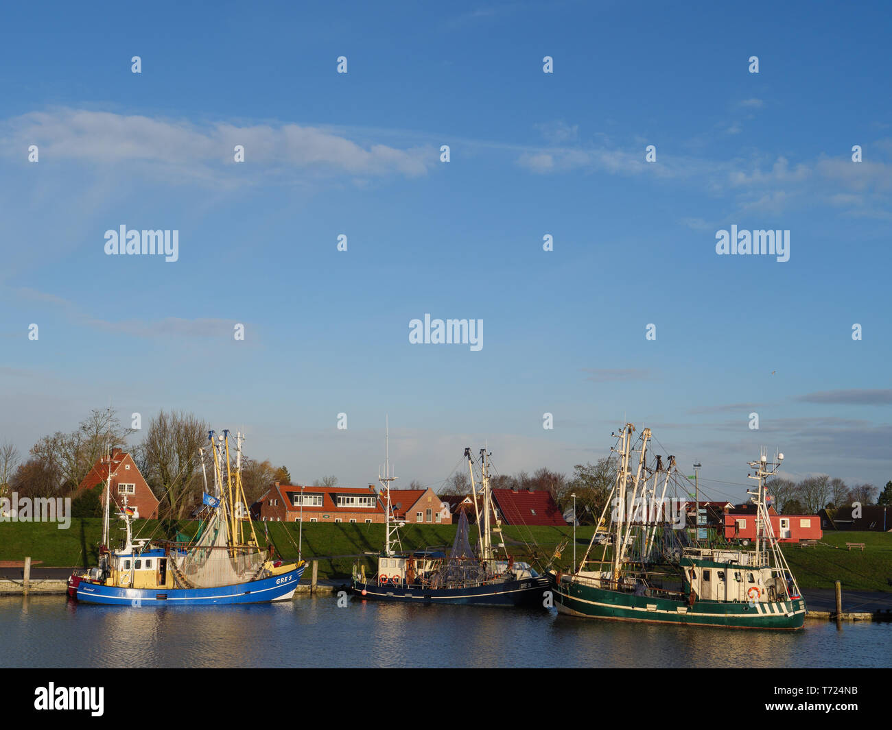 Simple Harbour nice small harbor Stock Photo - Alamy