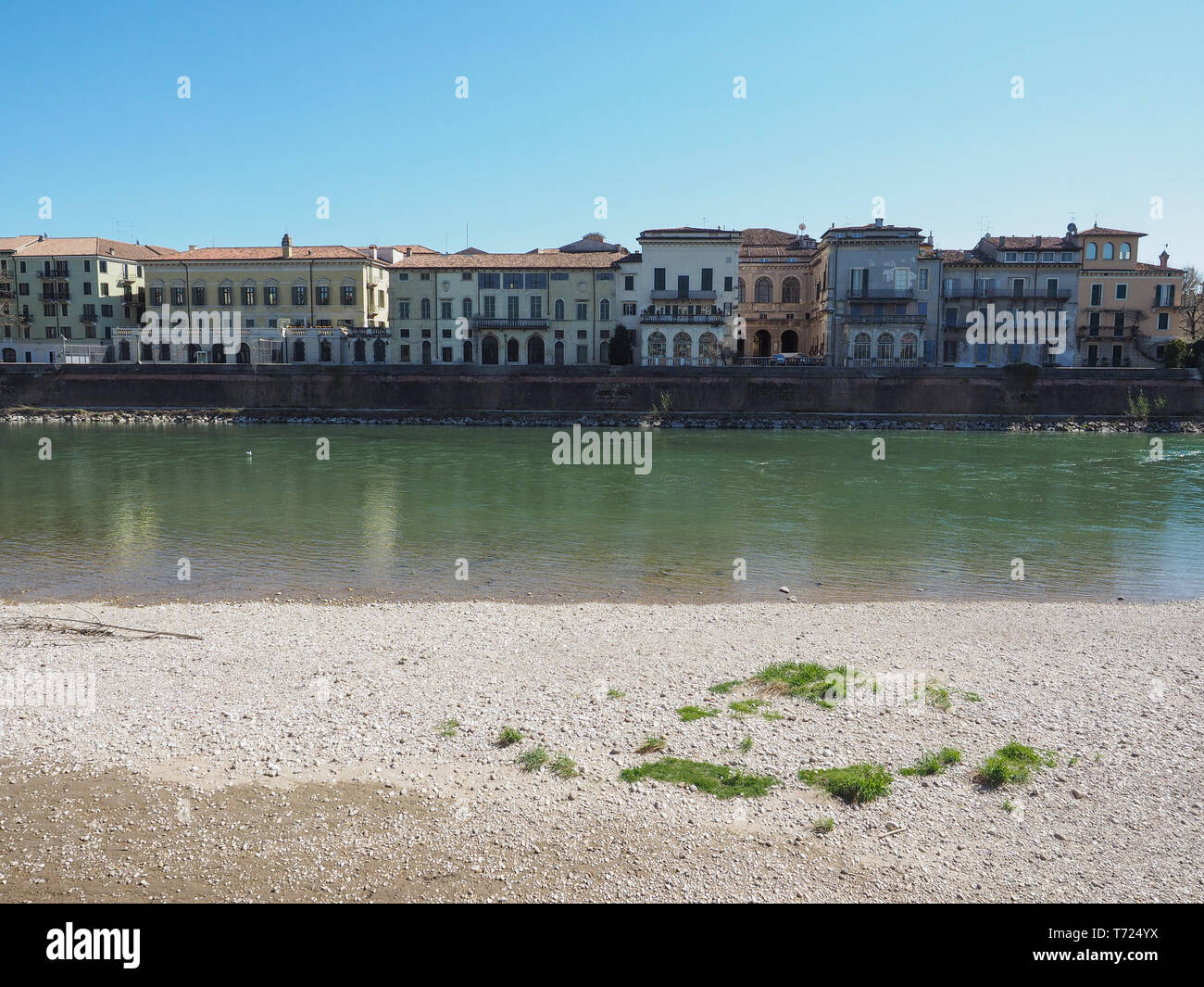 View of River Adige in Verona, Italy Stock Photo - Alamy