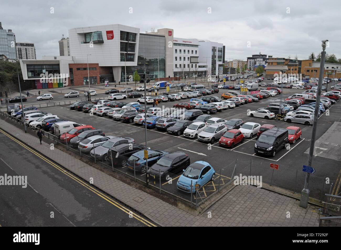 A view of the University of South Wales in Cardiff city centre Stock Photo  - Alamy