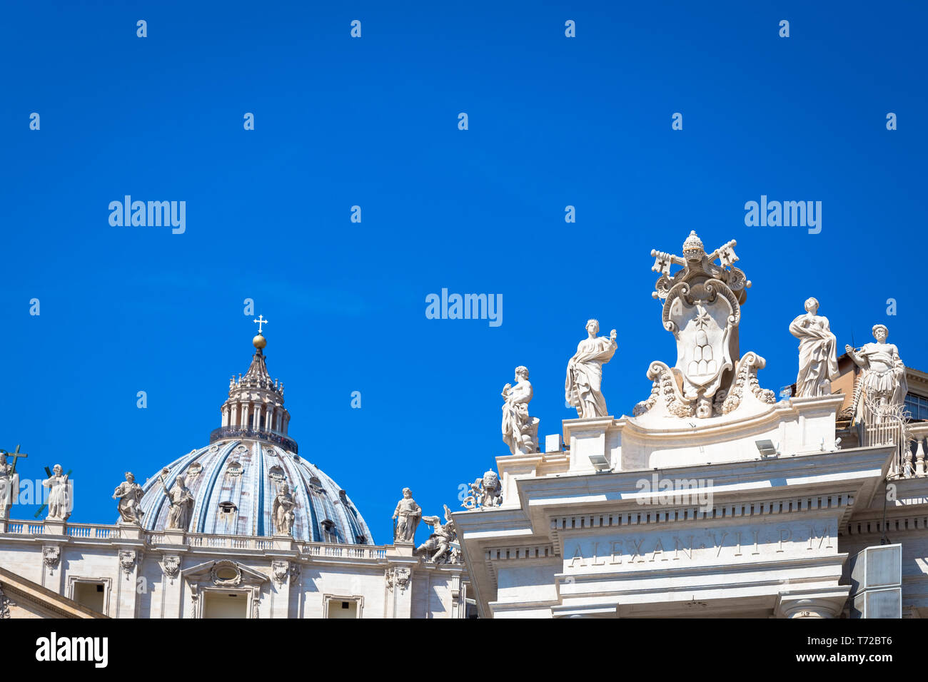 Vatican City with Cupola Stock Photo Alamy