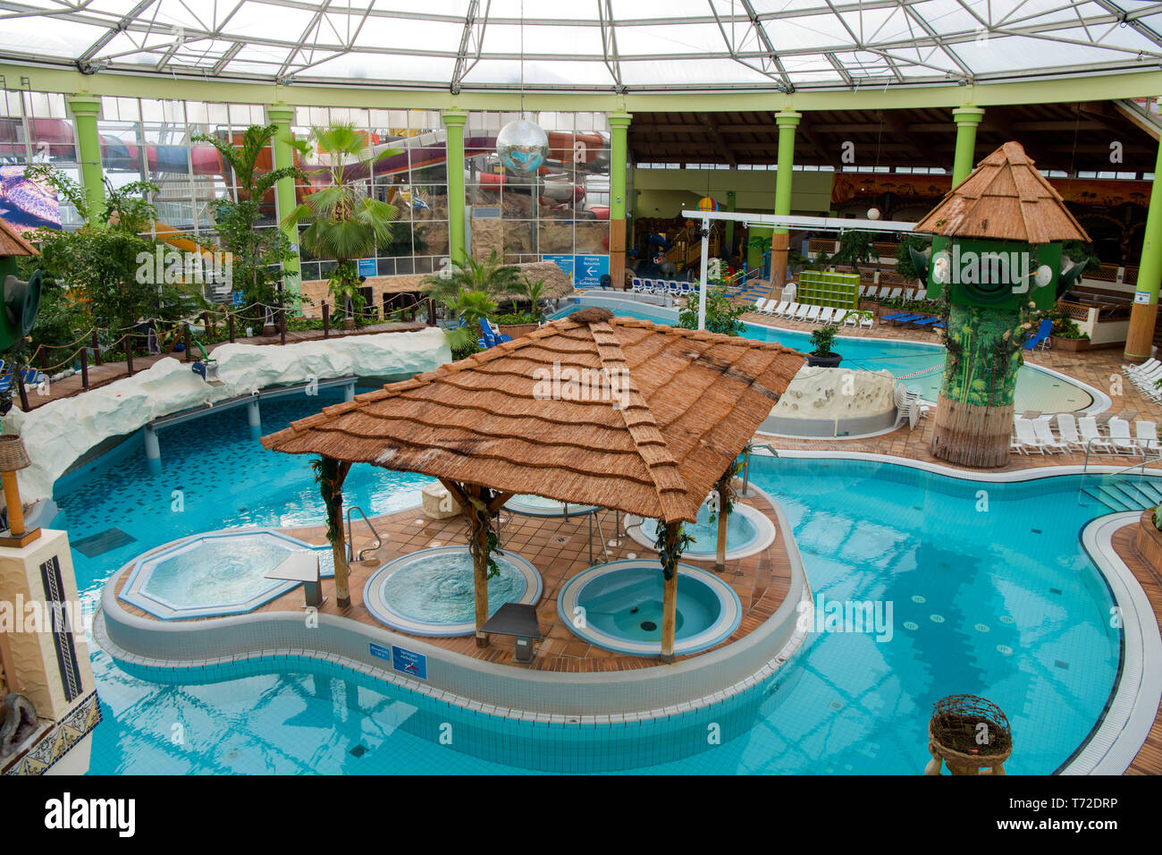 Köln, Freizeitbad Aqualand im Stadtteil Chorweiler Stock Photo