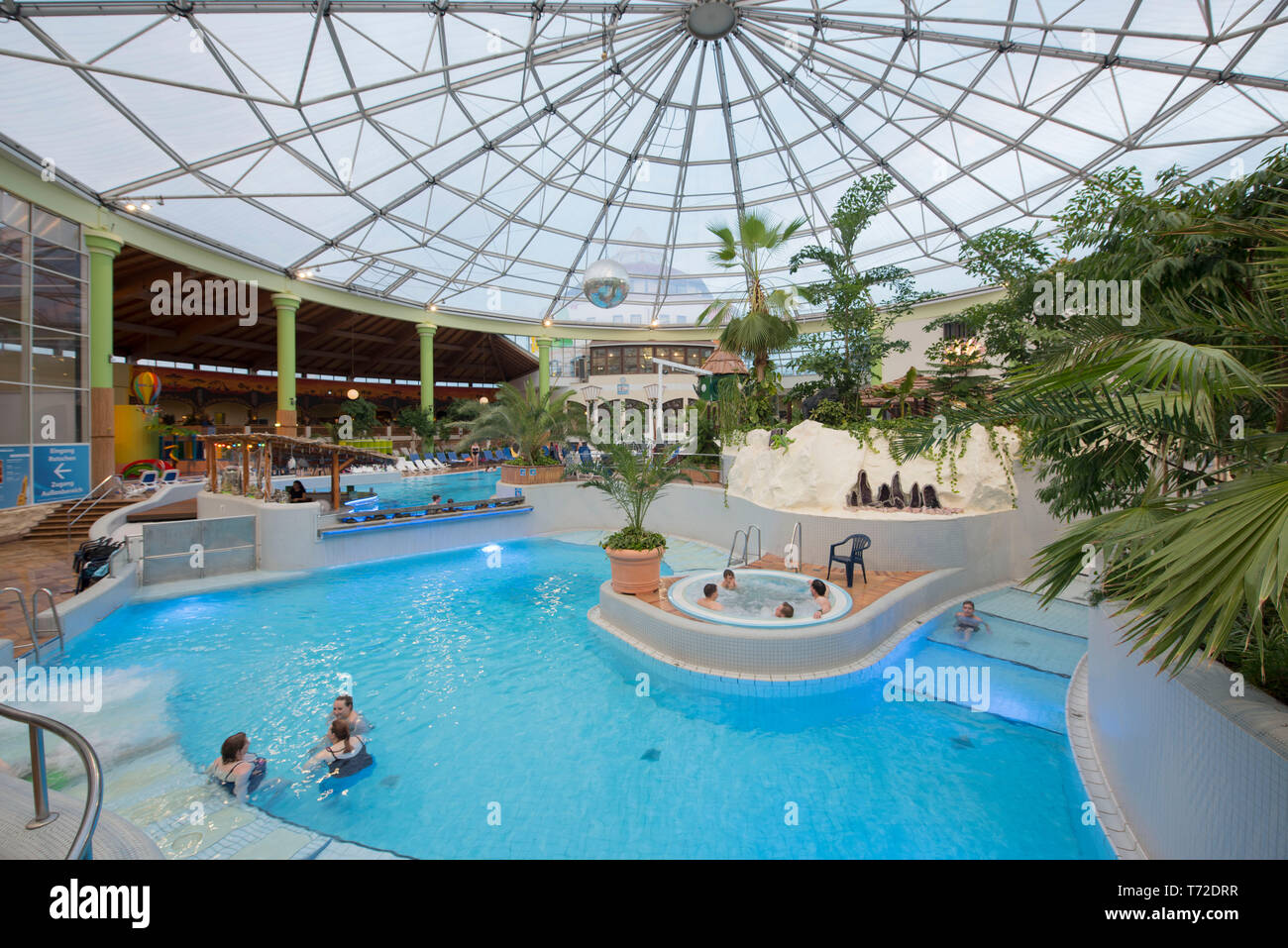 Köln, Freizeitbad Aqualand im Stadtteil Chorweiler Stock Photo