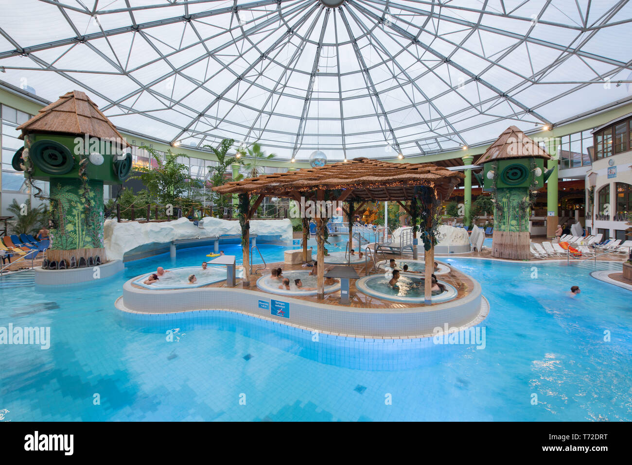 Köln, Freizeitbad Aqualand im Stadtteil Chorweiler Stock Photo