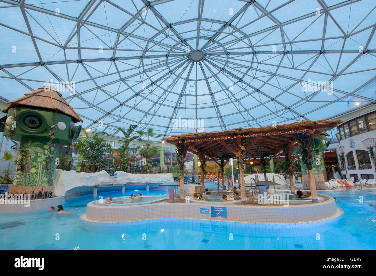 Köln, Freizeitbad Aqualand im Stadtteil Chorweiler Stock Photo