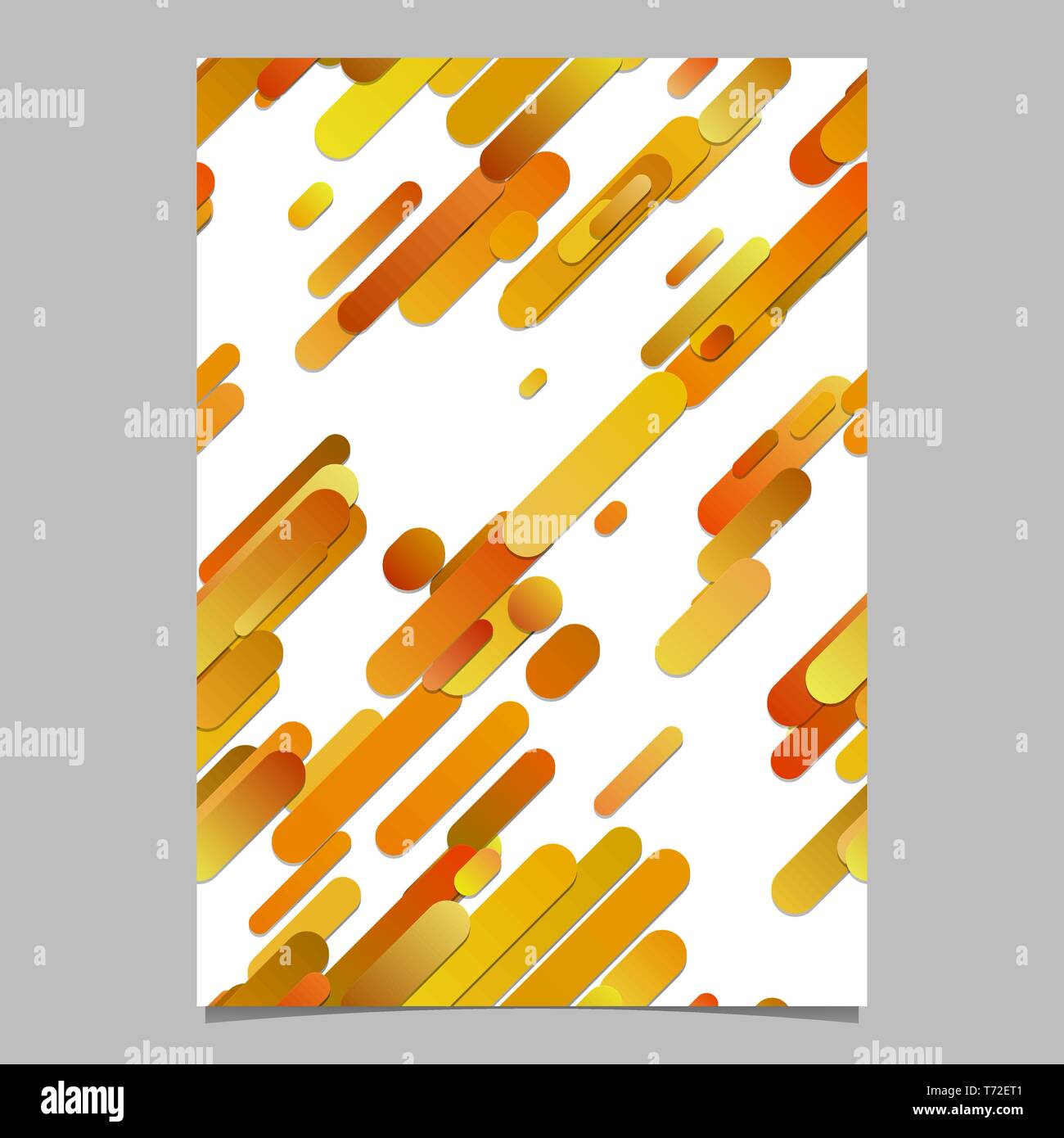 Orange flyer background Stock Vector Images - Alamy