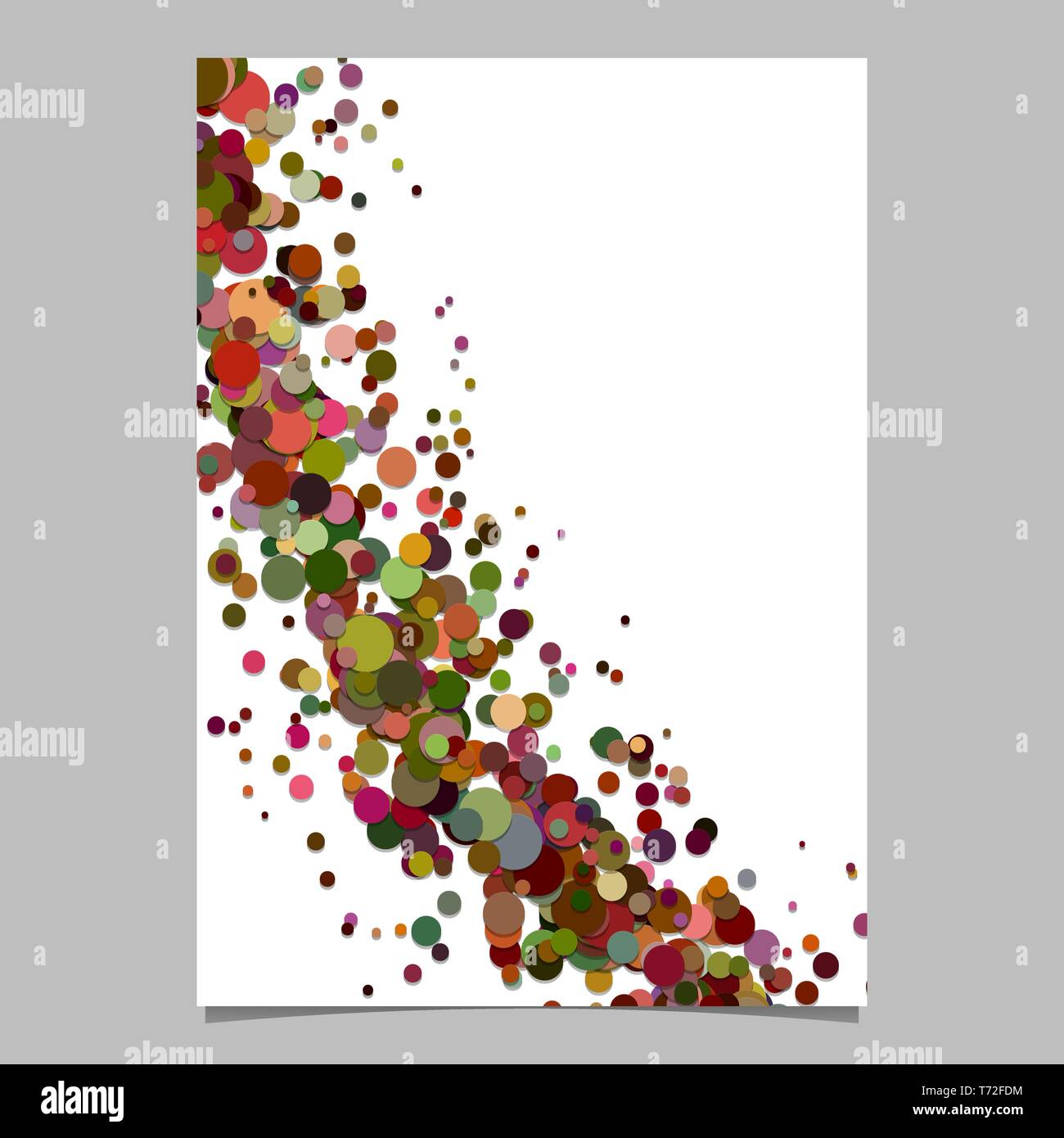 abstract blank curved confetti flyer background template flyer background templates
