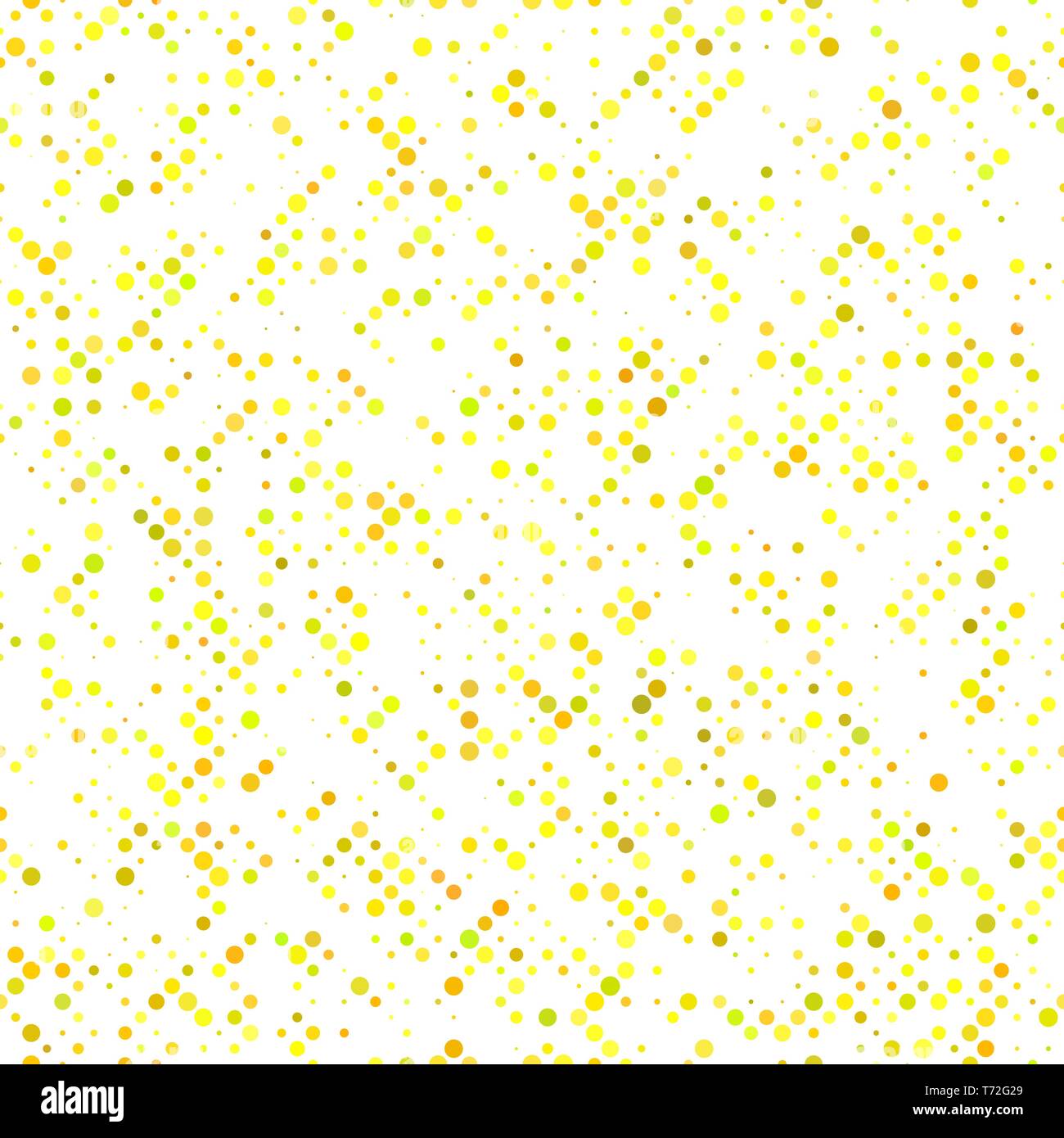 Yellow seamless dot pattern background - vector design Stock Vector ...