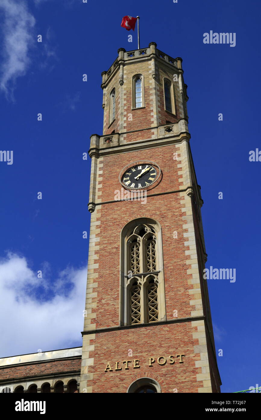 Old Post Office Building in Hamburg Stock Photo Alamy