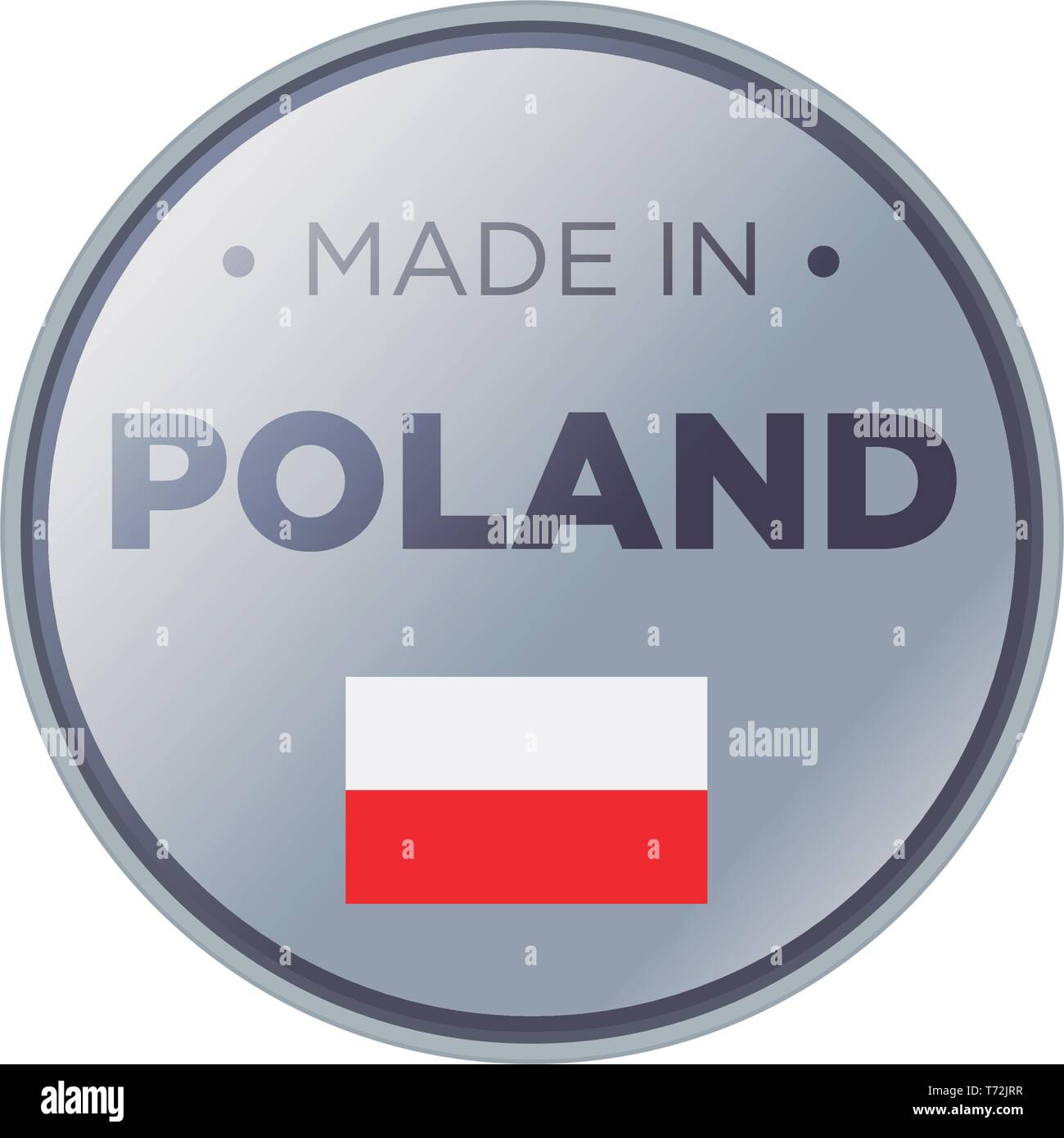 MADE IN POLAND Stock Vector Image & Art - Alamy