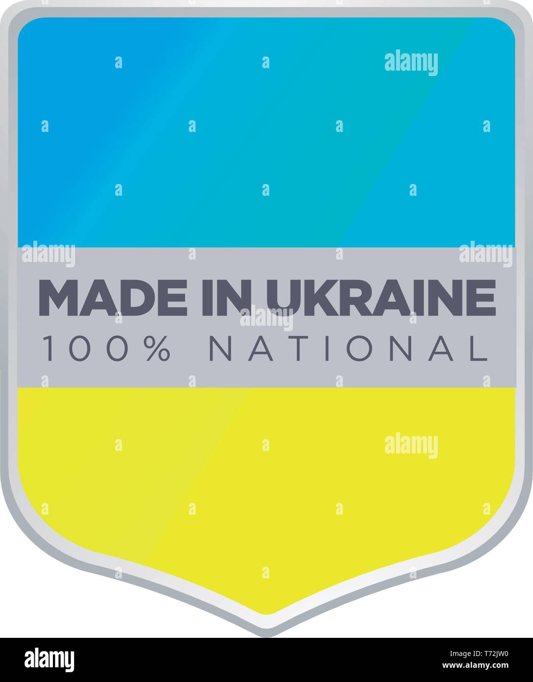 MADE IN UKRAINE Stock Vector