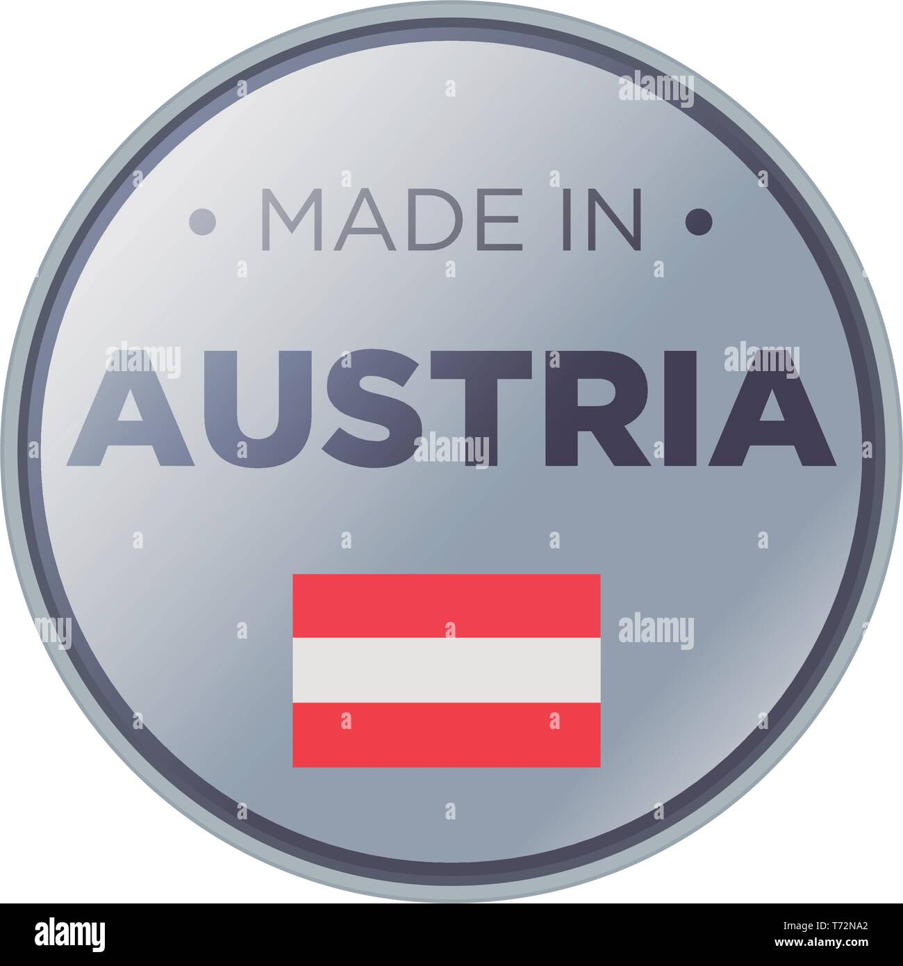MADE IN AUSTRIA Stock Vector