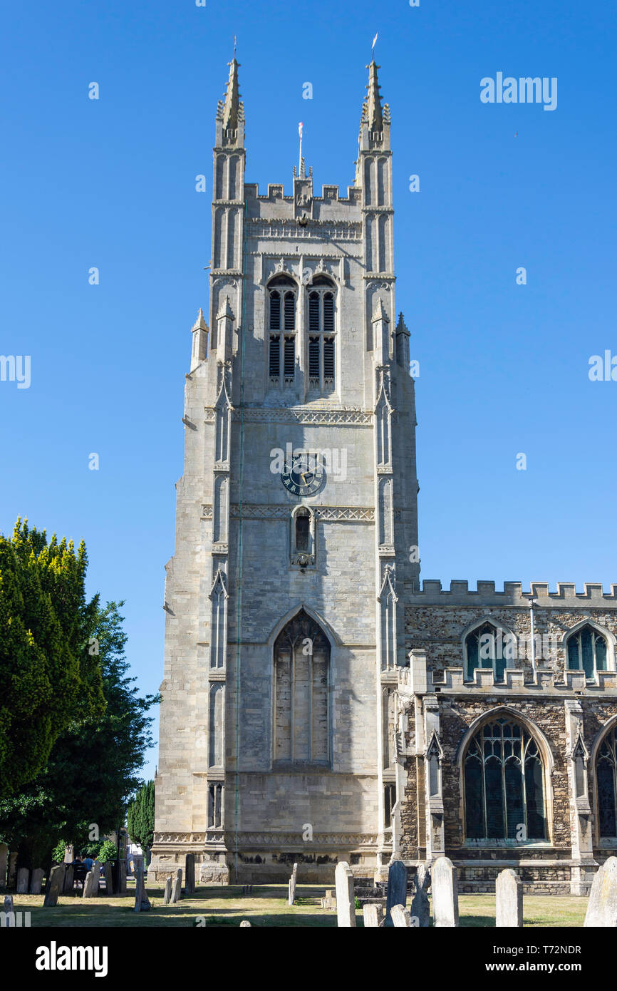 Saint Neots Parish Church, Church Street, St Neots, Cambridgeshire, England, United Kingdom Stock Photo
