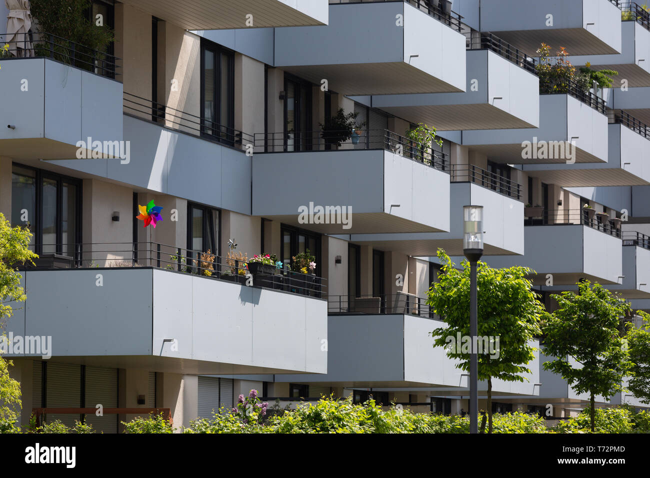 Residential real estate, Essen, Germany, Gruene Mitte Stock Photo Alamy