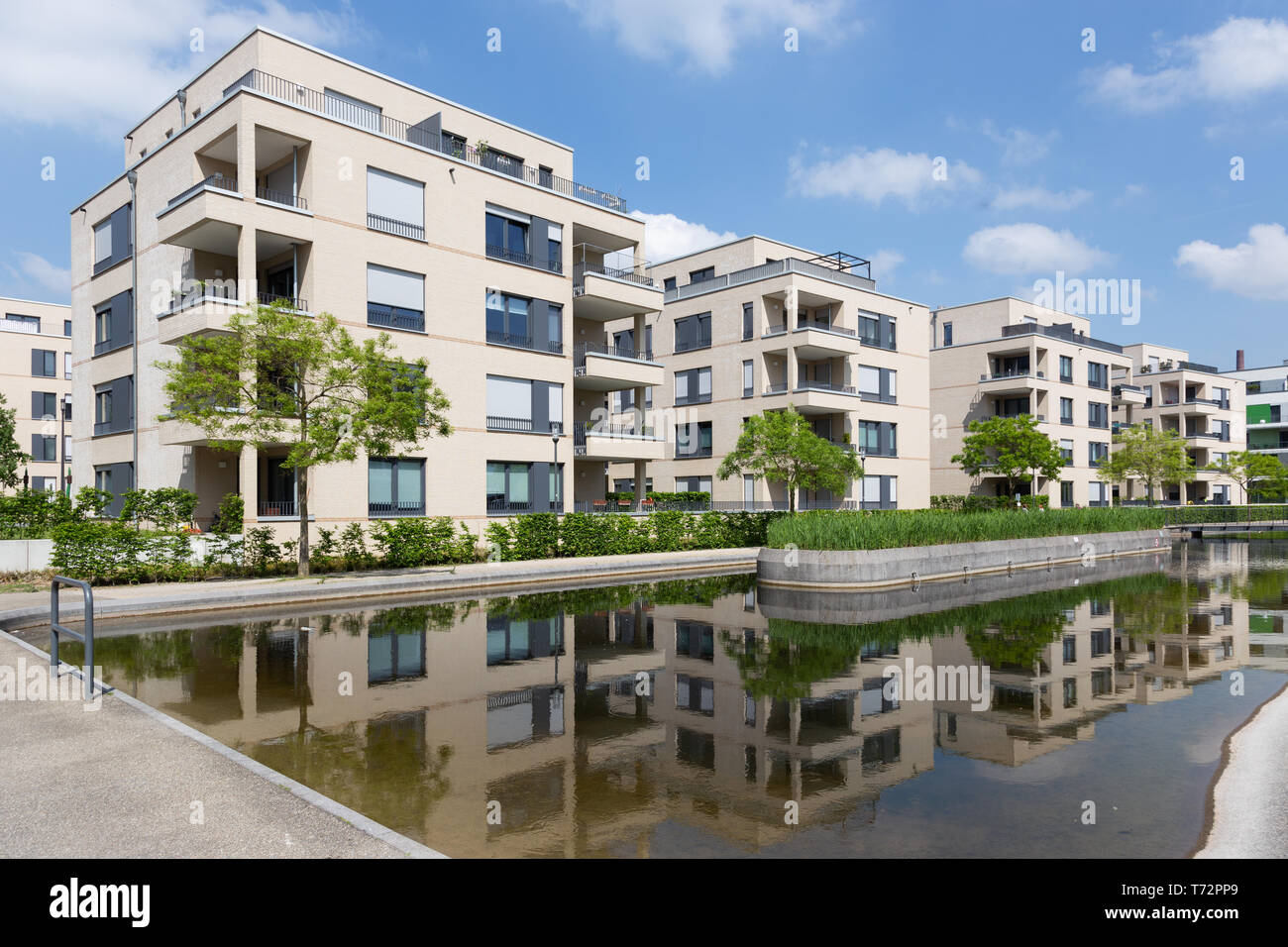 Residential real estate, Essen, Germany, Gruene Mitte Stock Photo Alamy