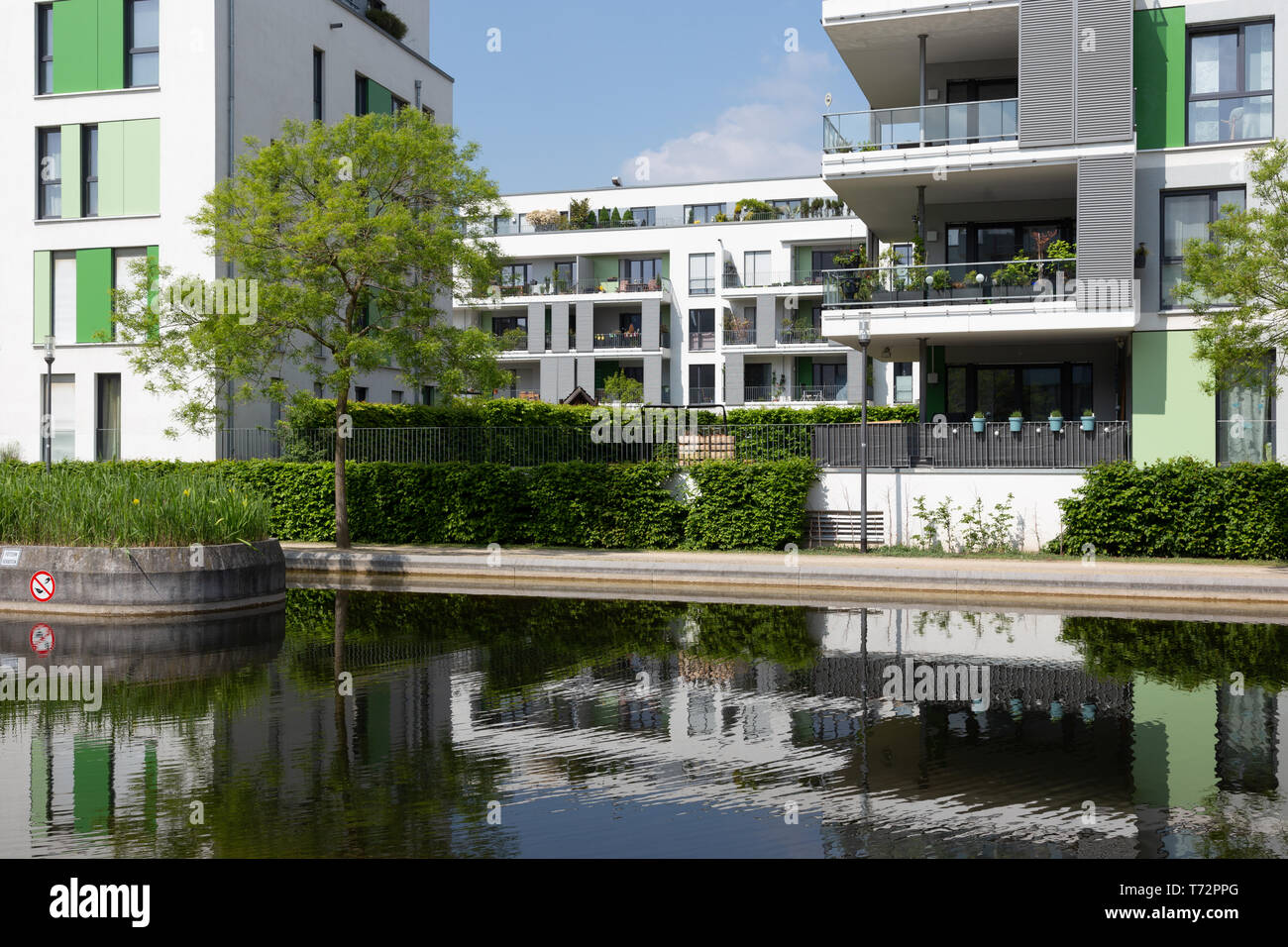 Residential real estate, Essen, Germany, Gruene Mitte Stock Photo Alamy