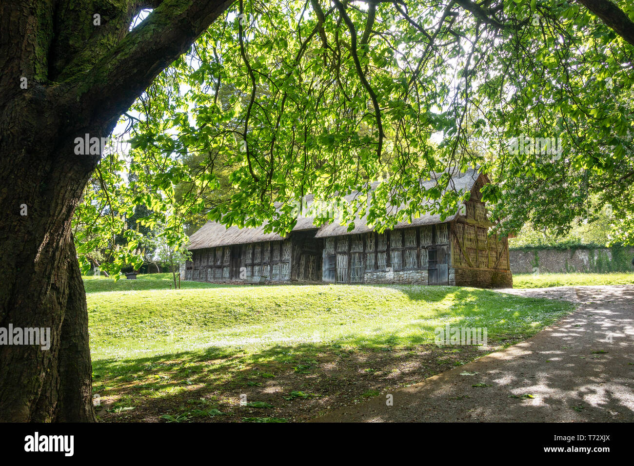 CARDIFF, UK - APRIL 27 : Stryd Lydan Barn at St Fagans National Museum of History in Cardiff on April 27, 2019 Stock Photo