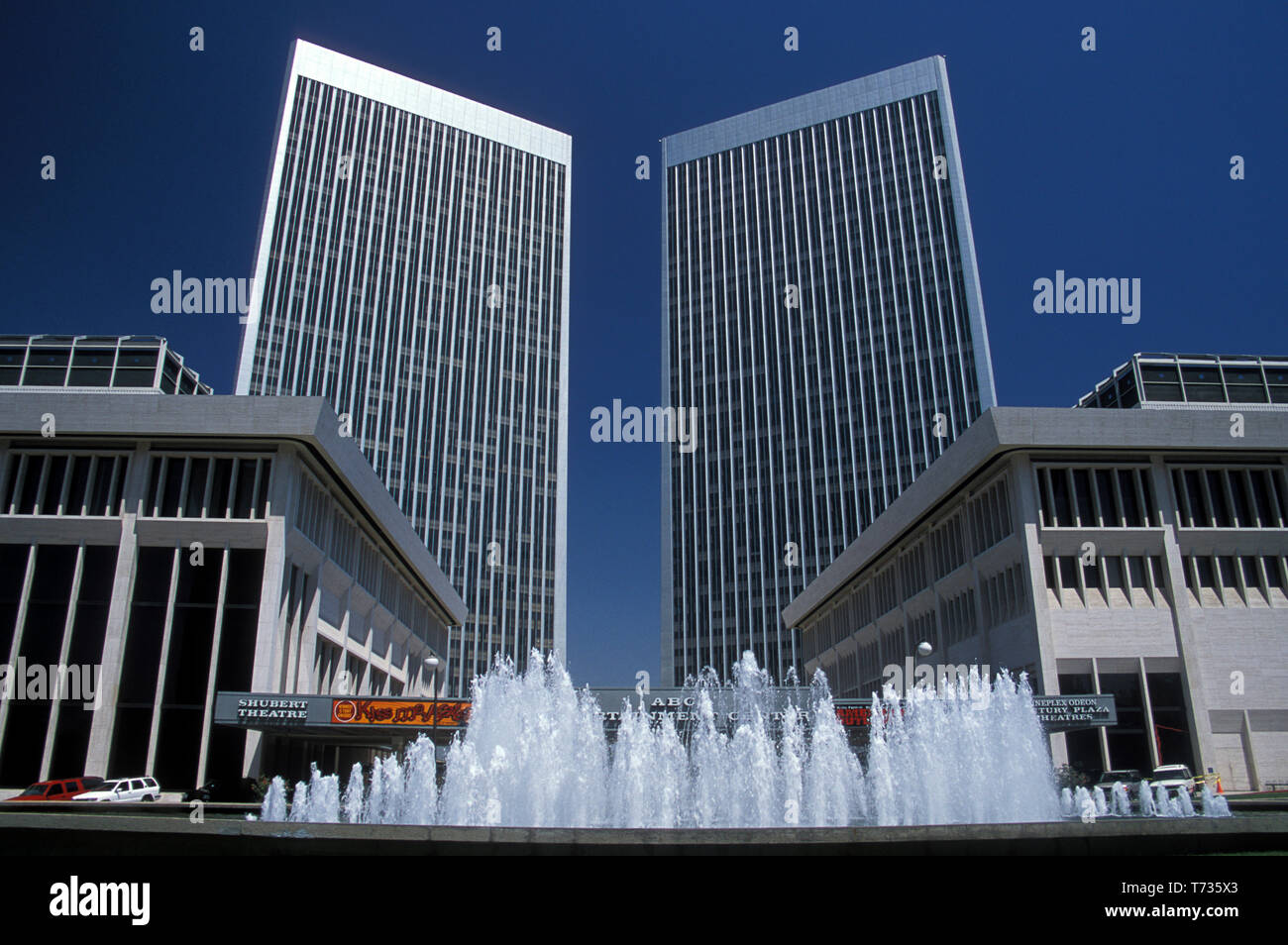 the old Shubert Theatre & ABC Entertainment Centre, Century City, Los Angeles, California, USA, 2000 Stock Photo