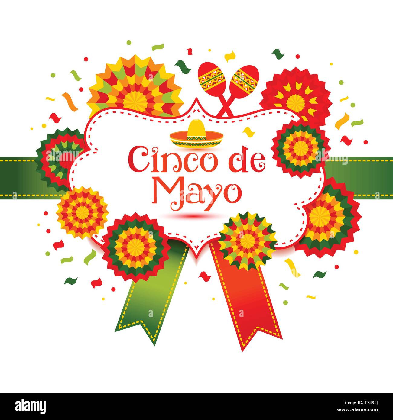 Cinco De Mayo May 5 Federal Holiday In Mexico Fiesta Banner