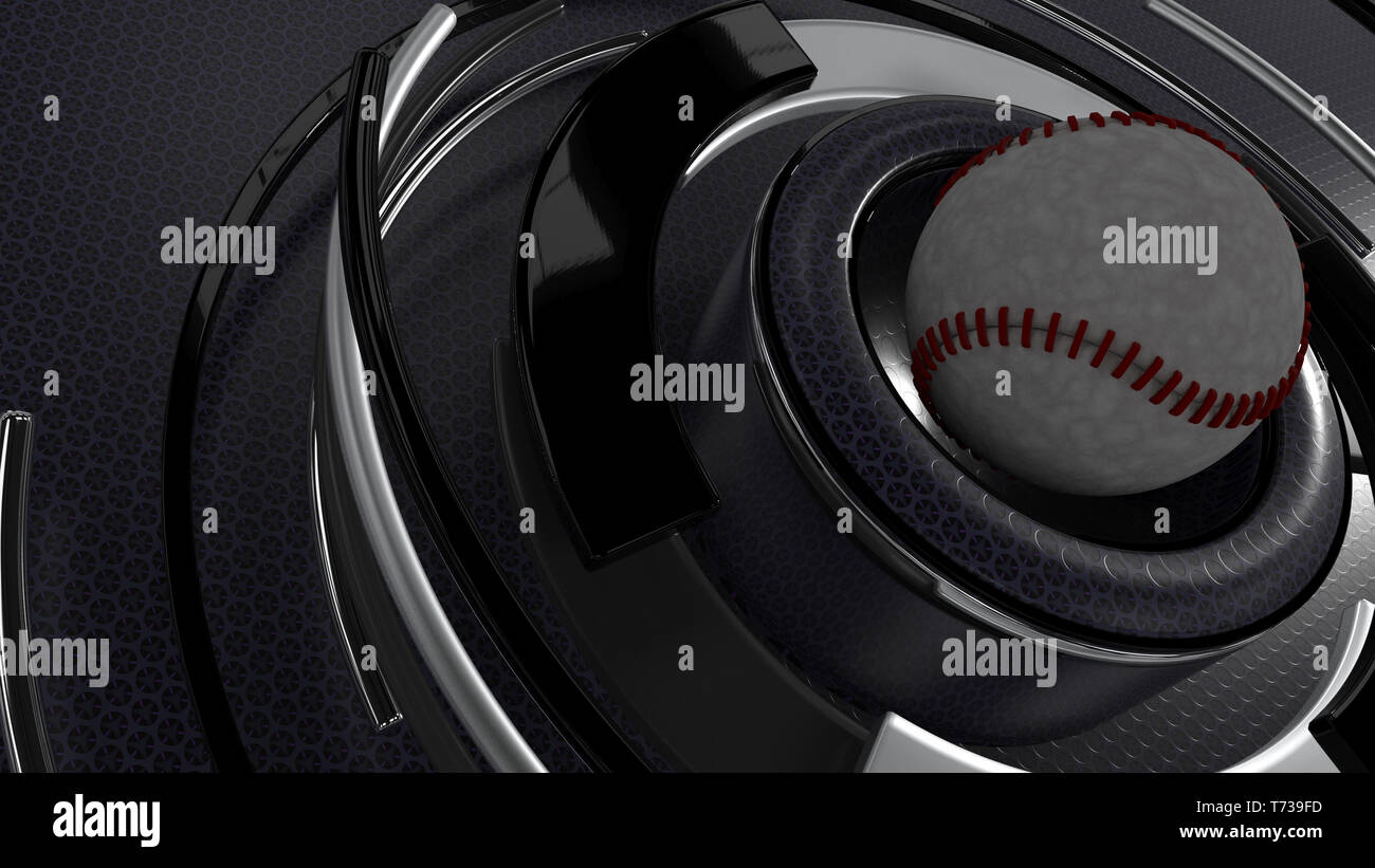 3D Render of a Baseball sports background Stock Photo - Alamy