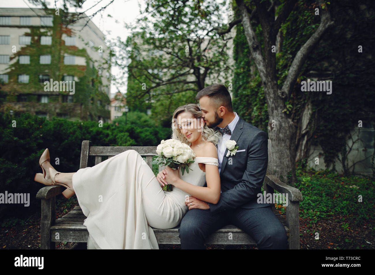Young Couple Bride Groom Getting Married Stock Photo 1243674793 |  Shutterstock
