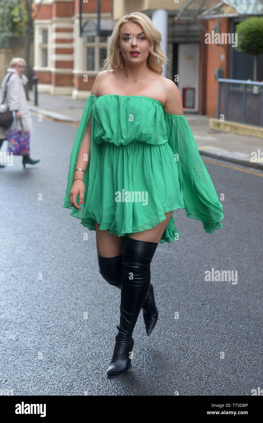 Tallia Storm out and about in Chelsea as she heads to Kurt Geiger x