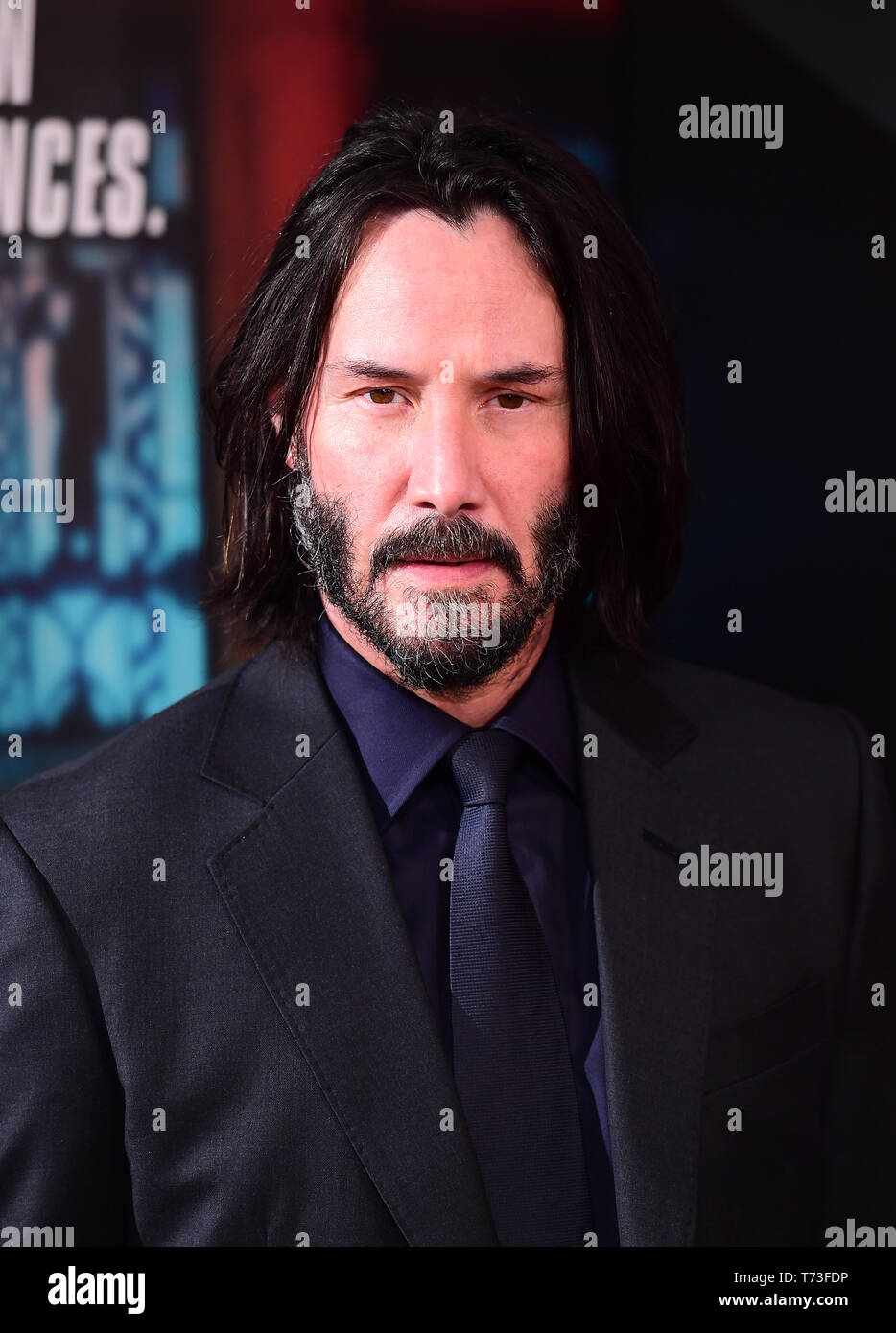 Keanu Reeves attending the John Wick: Chapter 3 - Parabellum Special Screening held at Ham Yard Hotel, London. Stock Photo
