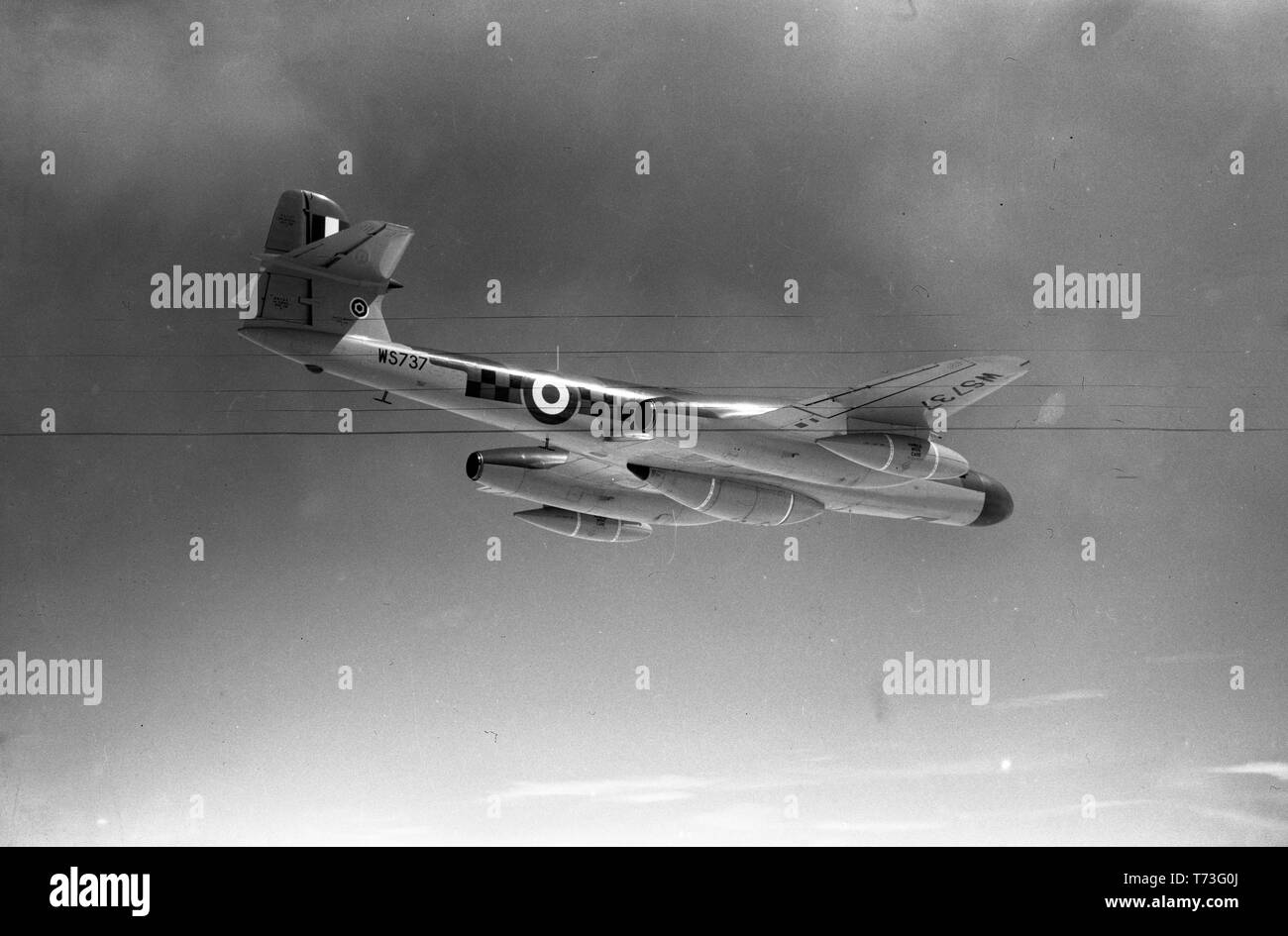 ROYAL AIR FORCE Armstrong Whitworth Meteor NF.14 Stock Photo