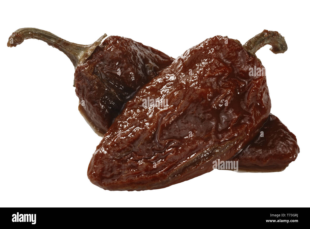Chipotle en Adobo, a smokedried Jalapeno peppers in seasoning, top