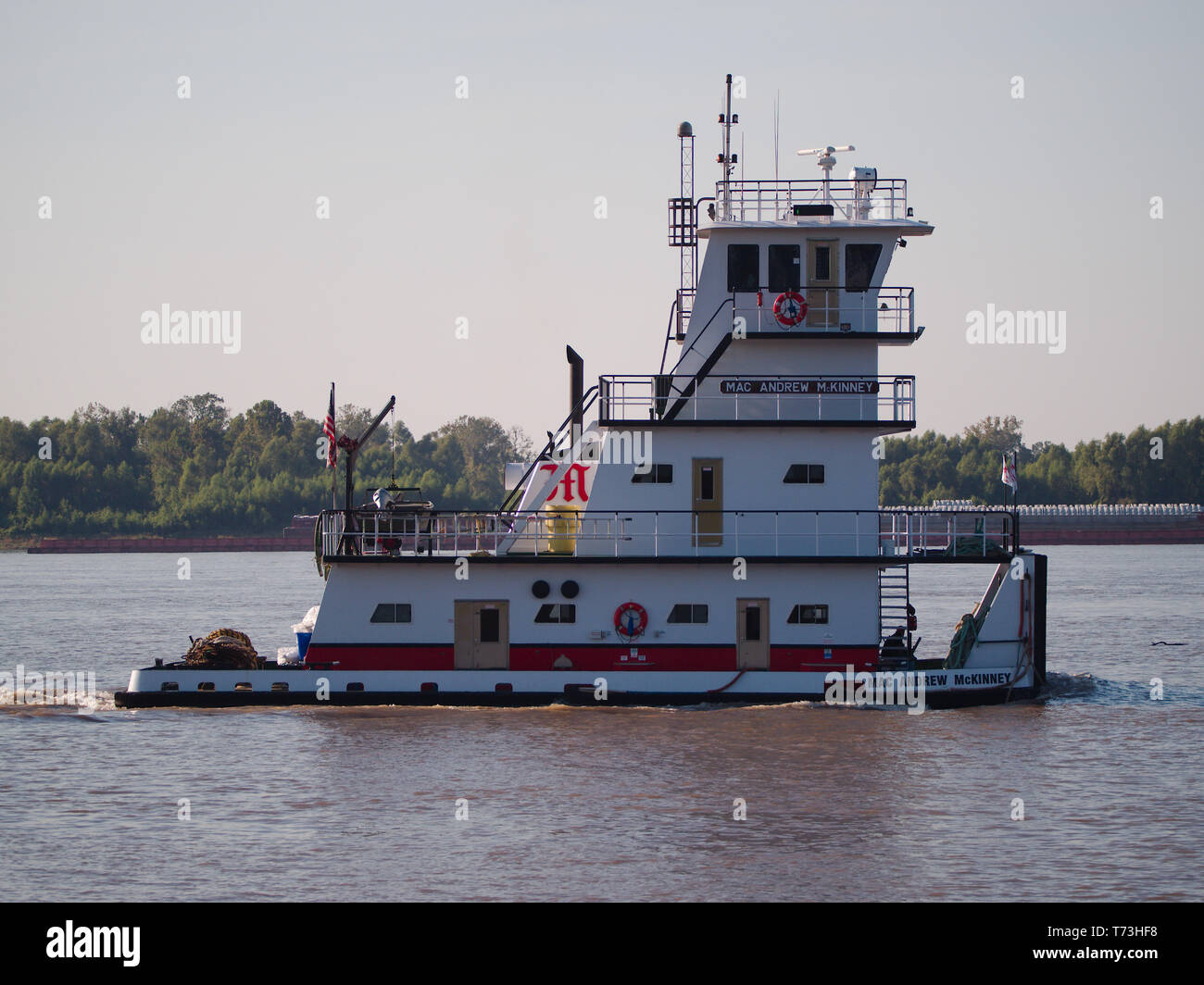 Towboat barge mississippi river hi-res stock photography and images - Alamy