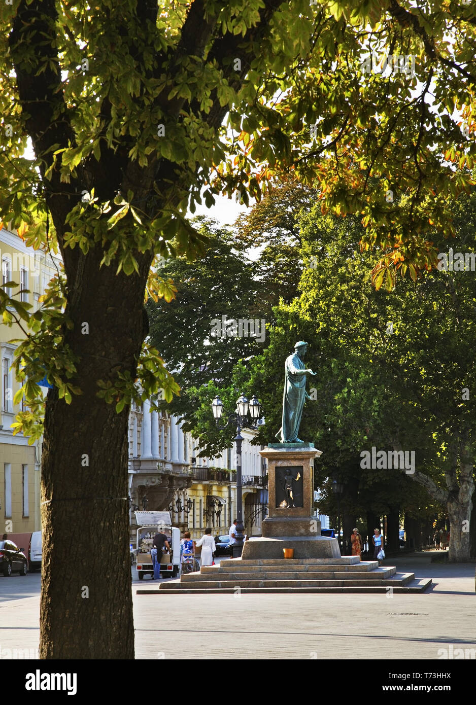 Primorsky Boulevard - seafront in Odessa. Ukraine Stock Photo