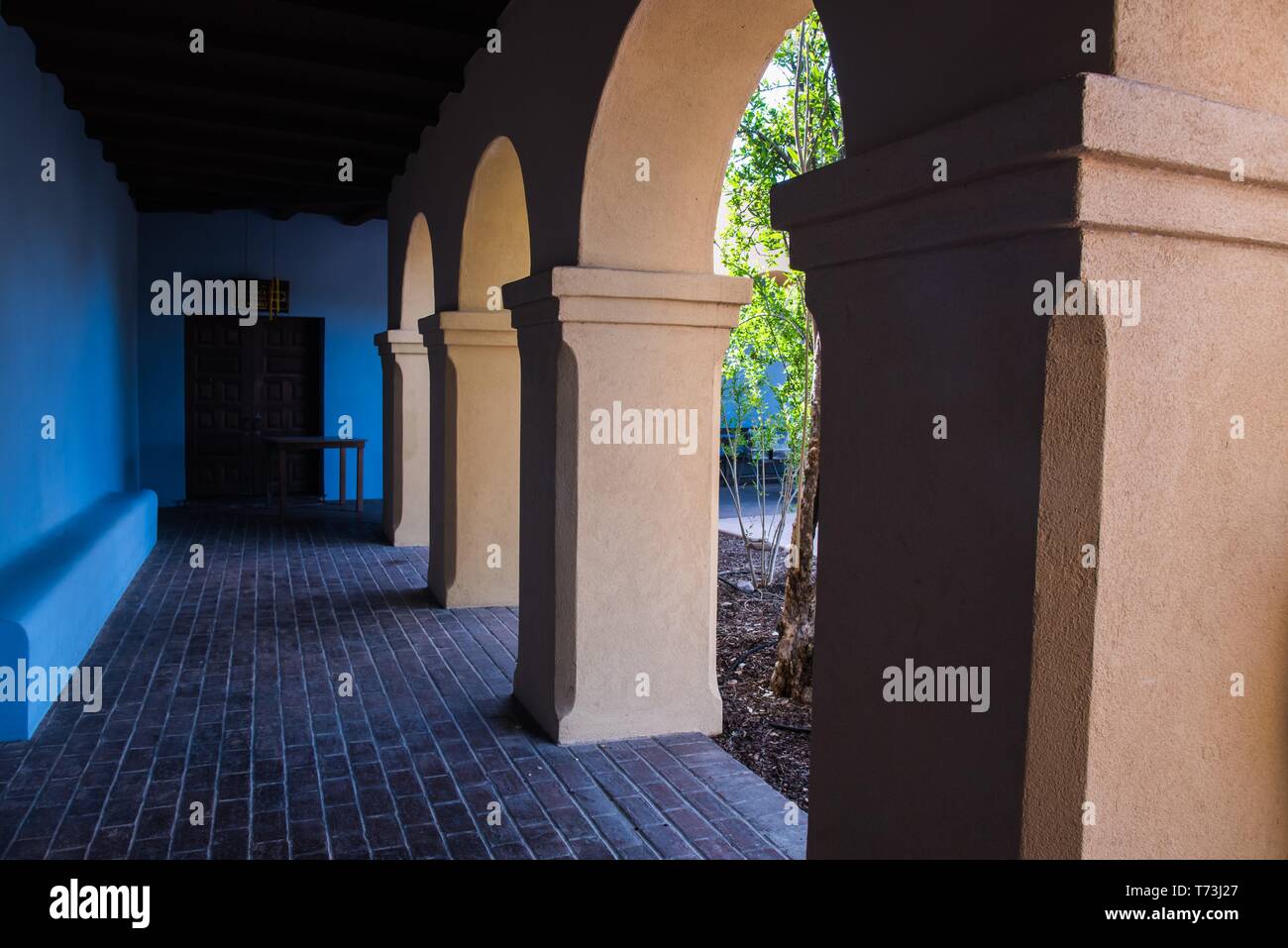 Scenes from Presidio San Ignacio de Tubac. An old Catholic mission
