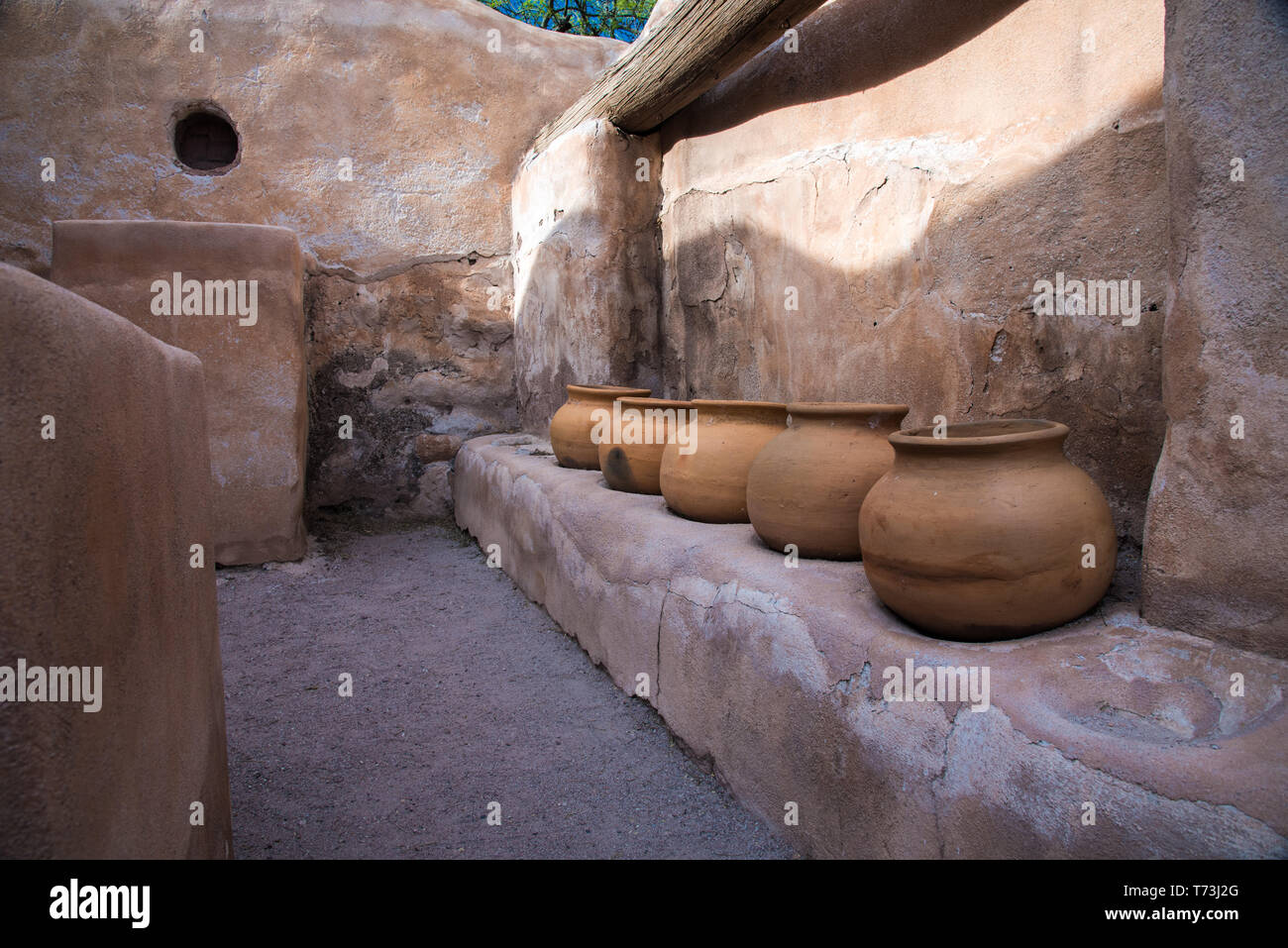 Scenes from Presidio San Ignacio de Tubac. An old Catholic mission