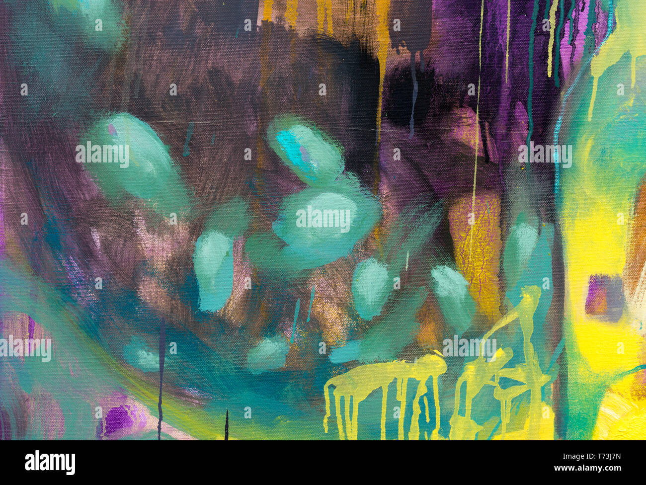 Bright new abstract painting work for strict design. High resolution ...