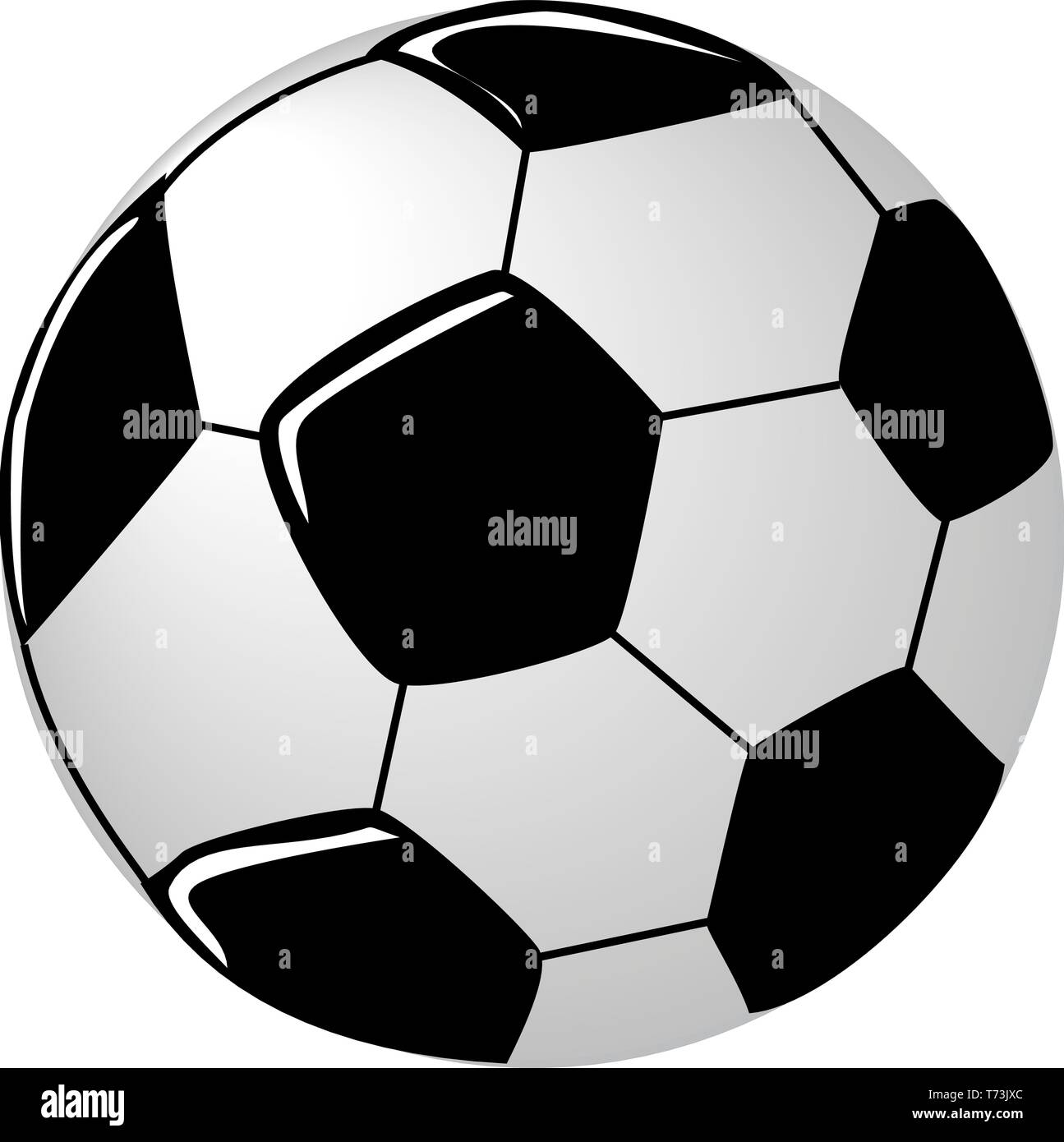 Soccer Ball Vector Illustration Stock Vector Image & Art - Alamy