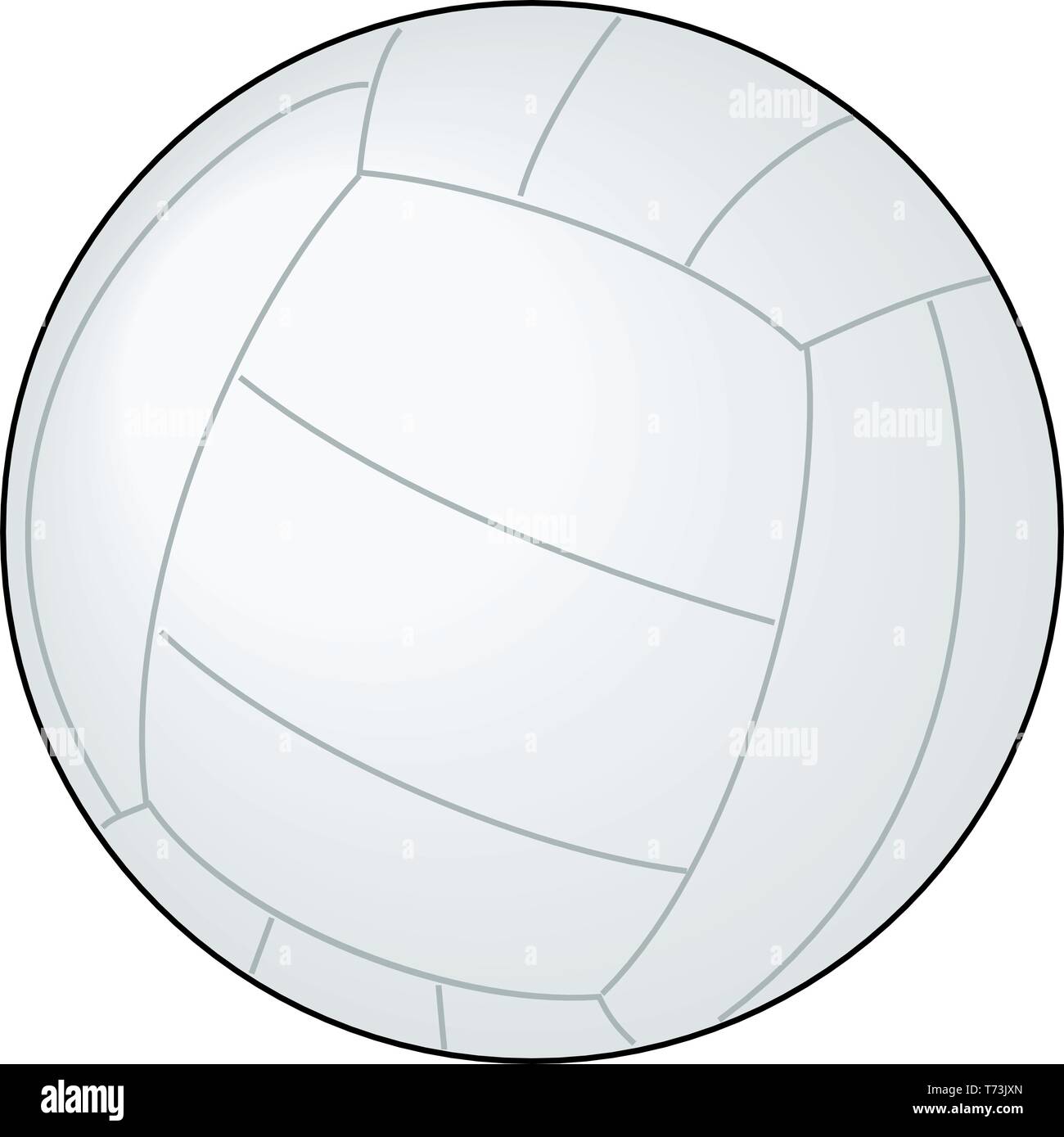 Volleyball Vector Illustration Stock Vector Image & Art - Alamy