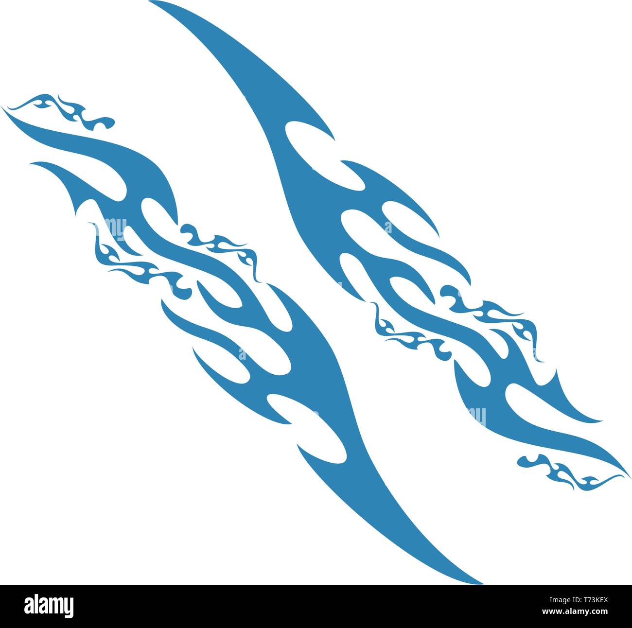 flame fire vector illustration for decoration design element Stock ...