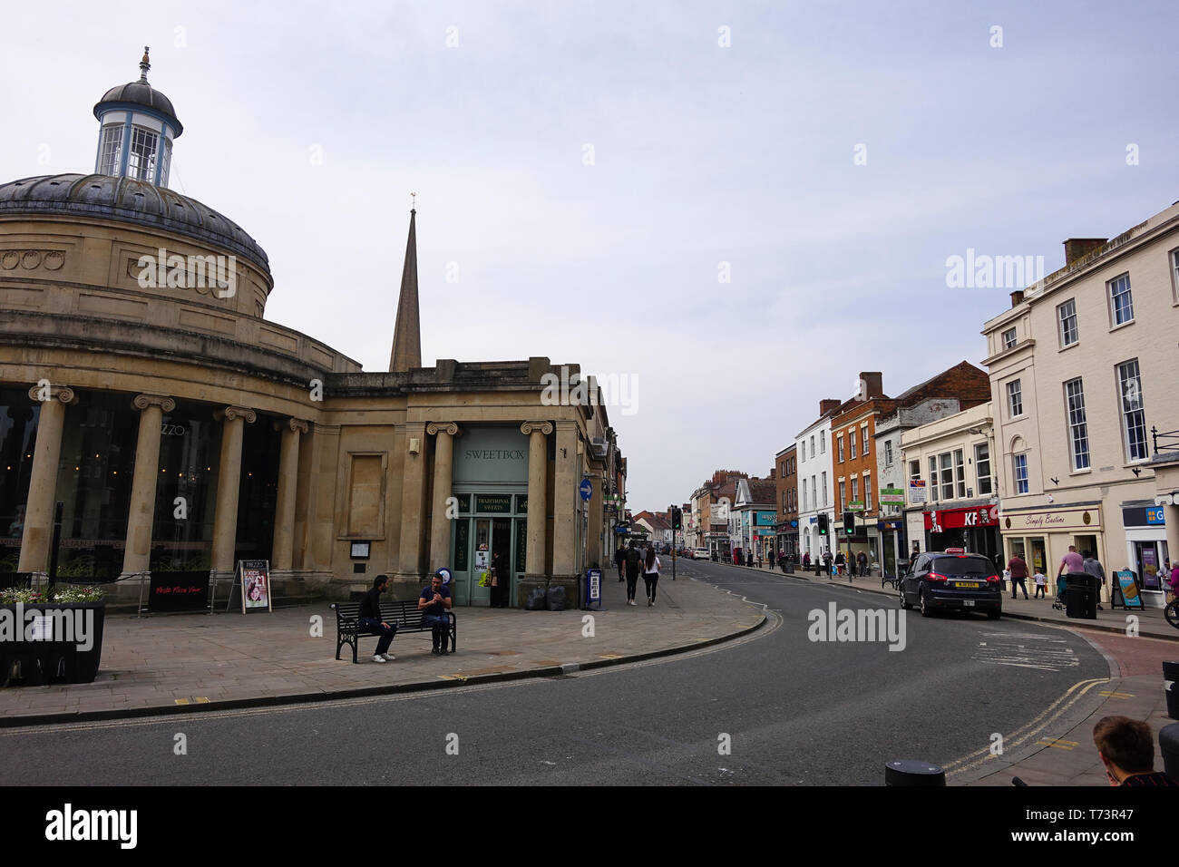 High Street Bridgwater Somerset Stock Photo